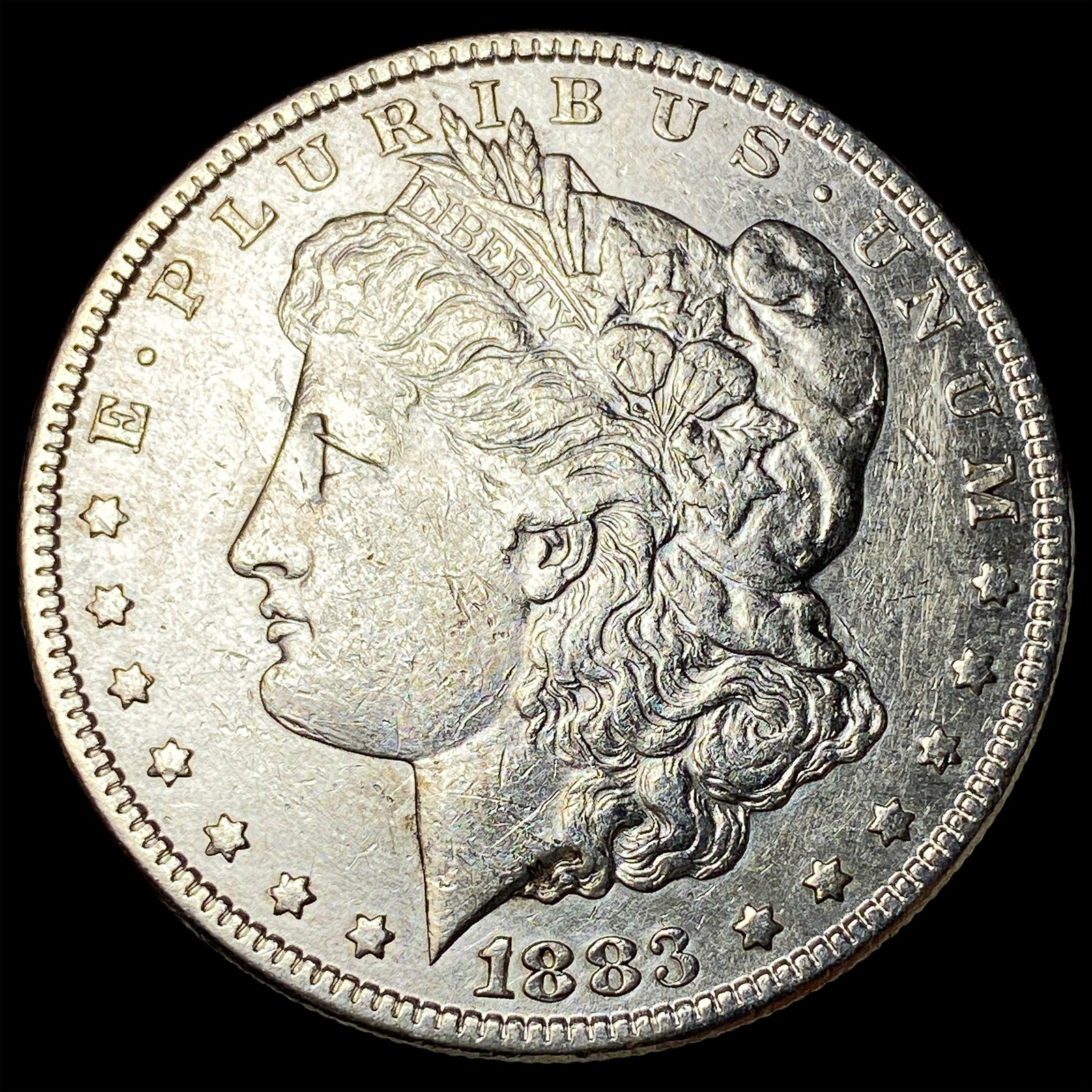 1883 Silver Morgan Dollar CLOSELY UNCIRCULATED: 1883 Silver Morgan Dollar CLOSELY UNCIRCULATED