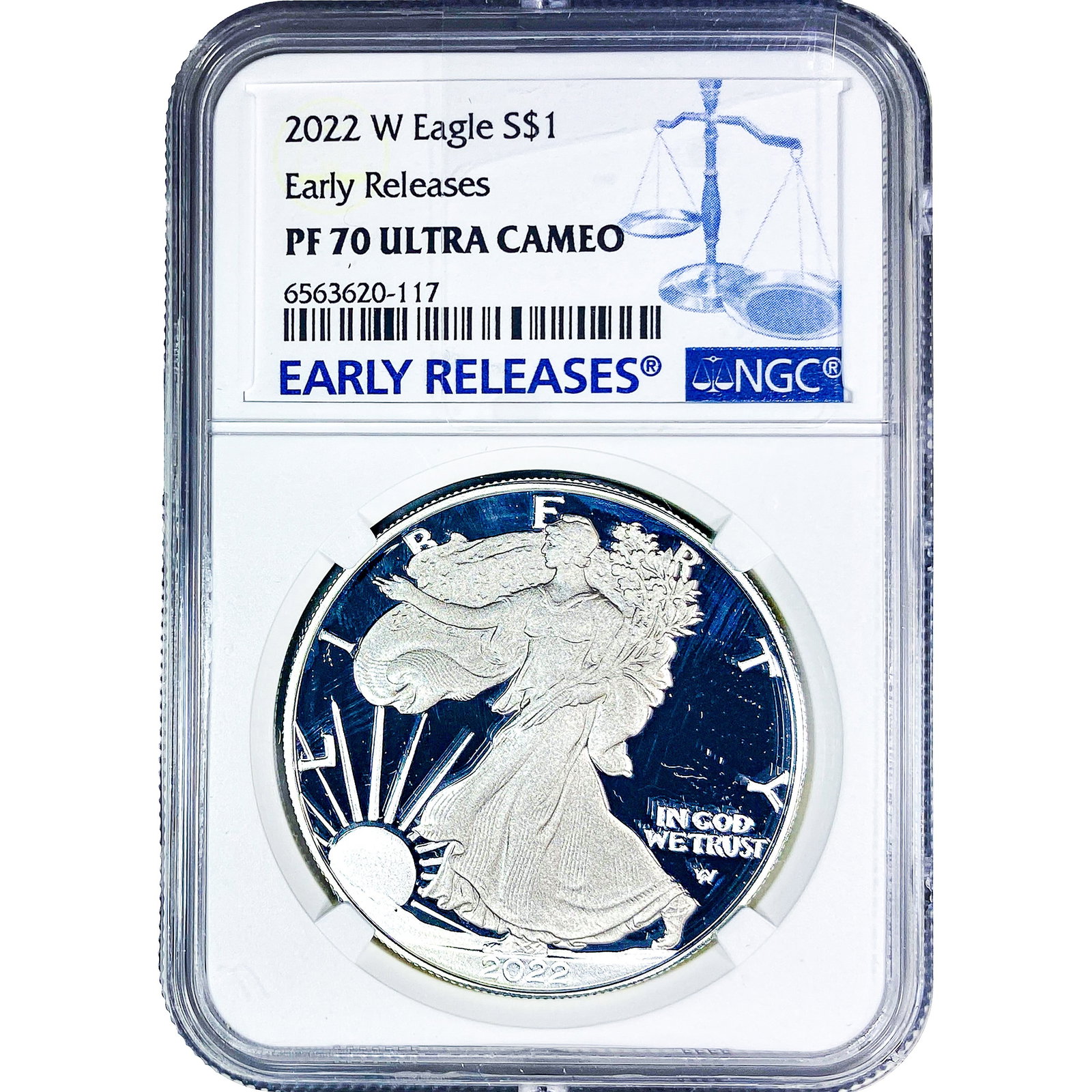 2022-W Silver Eagle NGC PF70 Ultra Cameo (1 of 2)