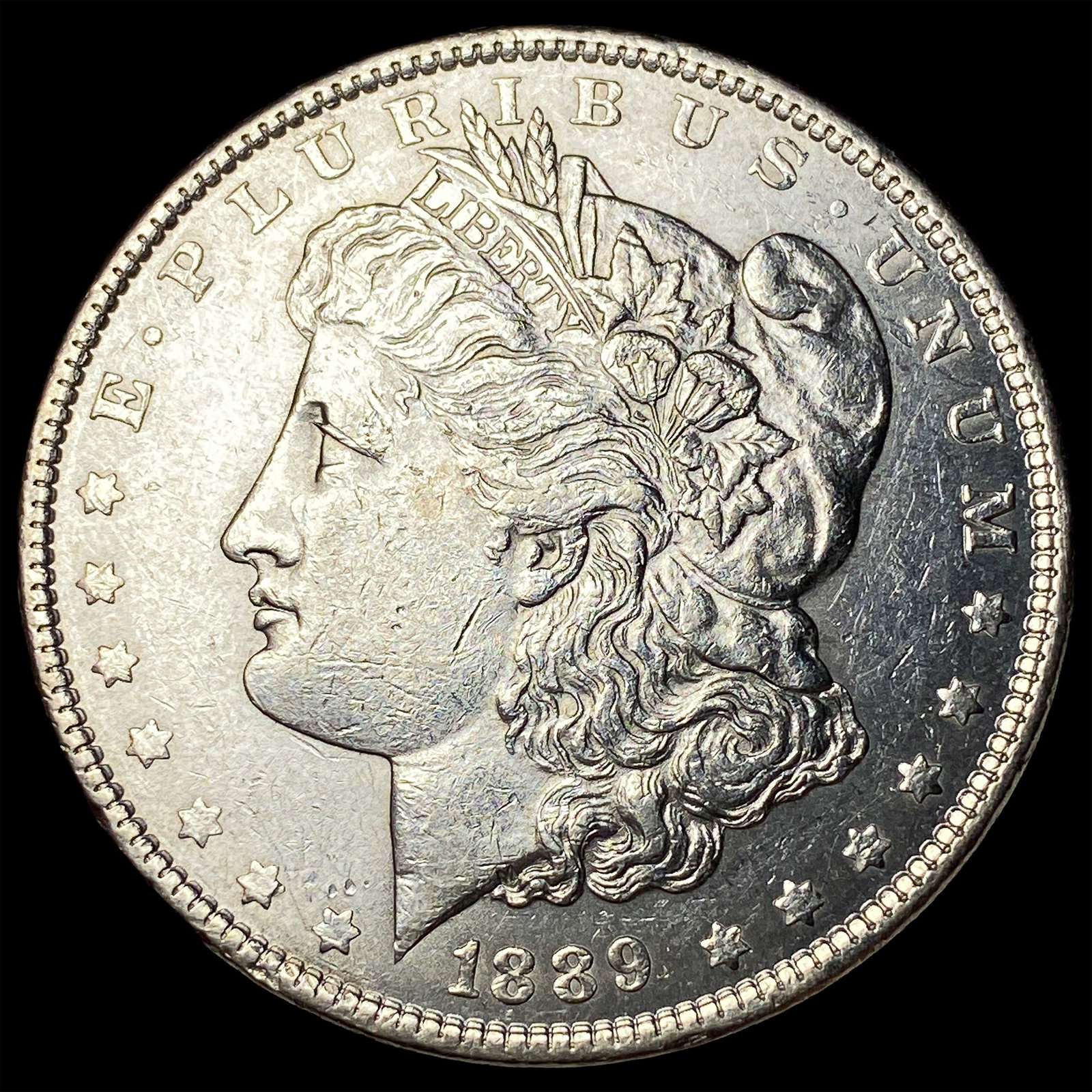 1889 Morgan Silver Dollar CLOSELY UNCIRCULATED: 1889 Morgan Silver Dollar CLOSELY UNCIRCULATED