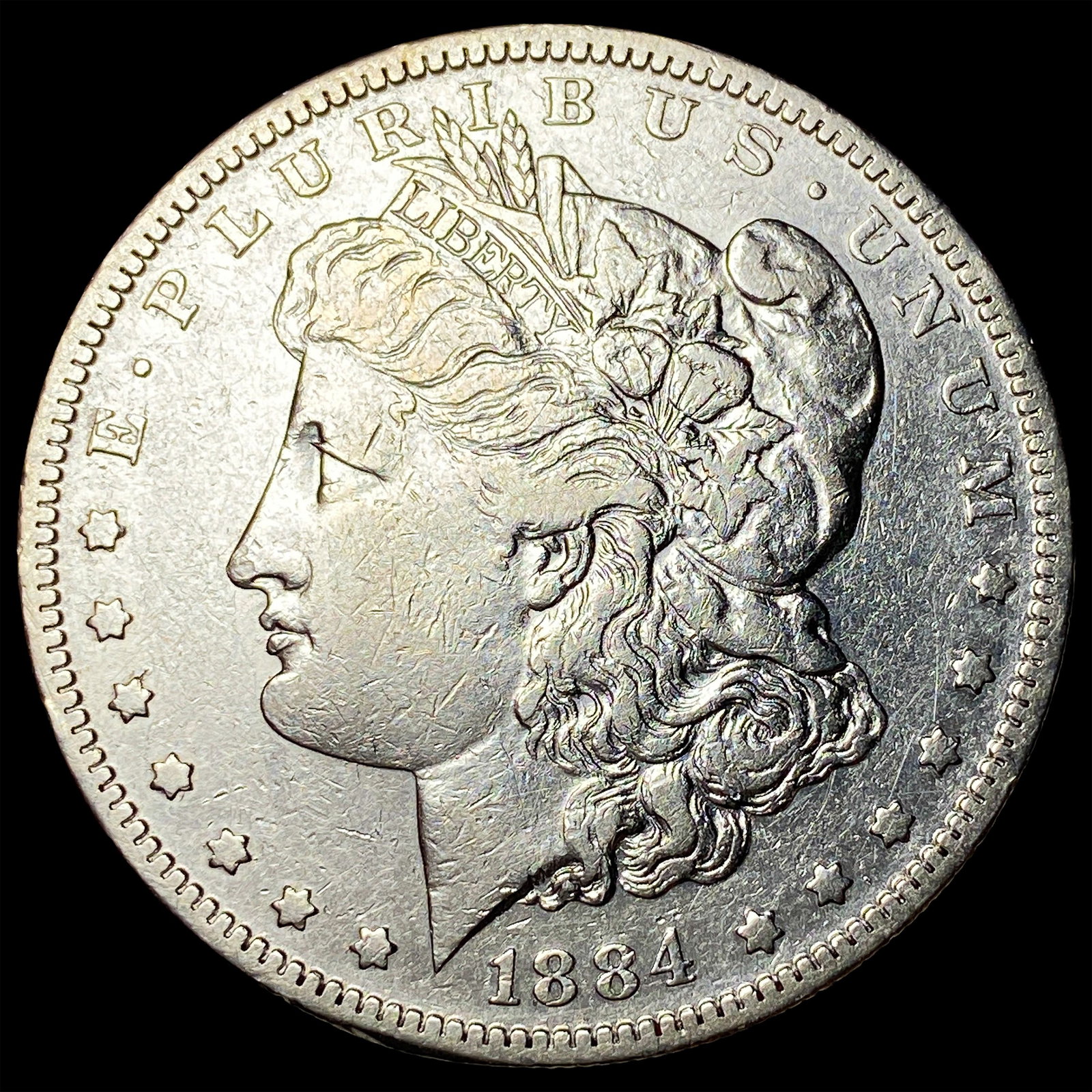 1884-S Silver Morgan Dollar NEARLY UNCIRCULATED: 1884-S Silver Morgan Dollar NEARLY UNCIRCULATED