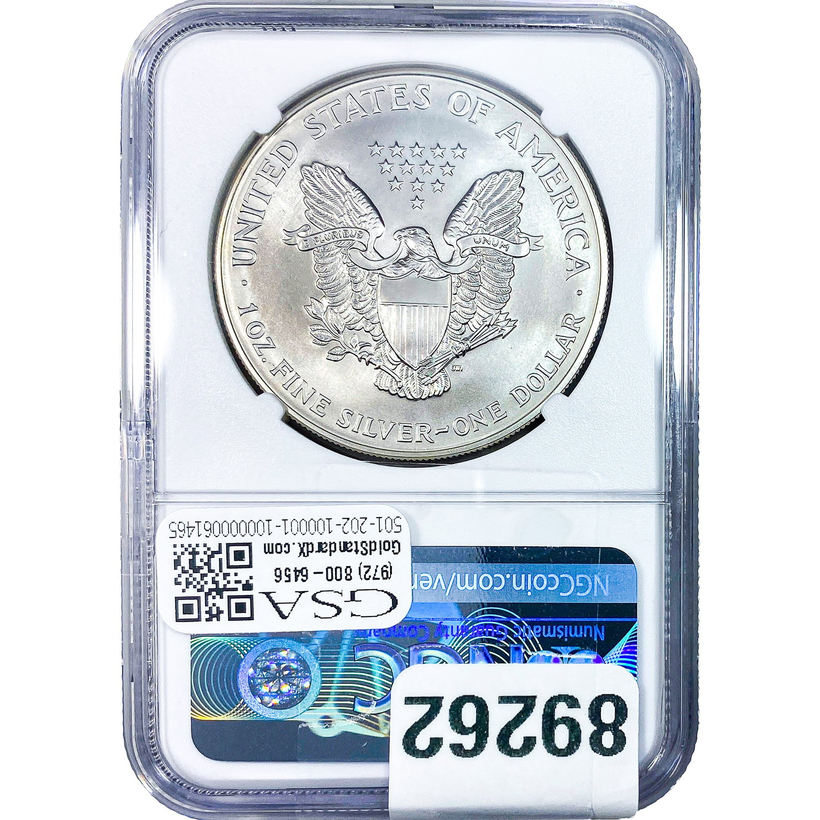 2000 Silver Eagle NGC MS69 - 2