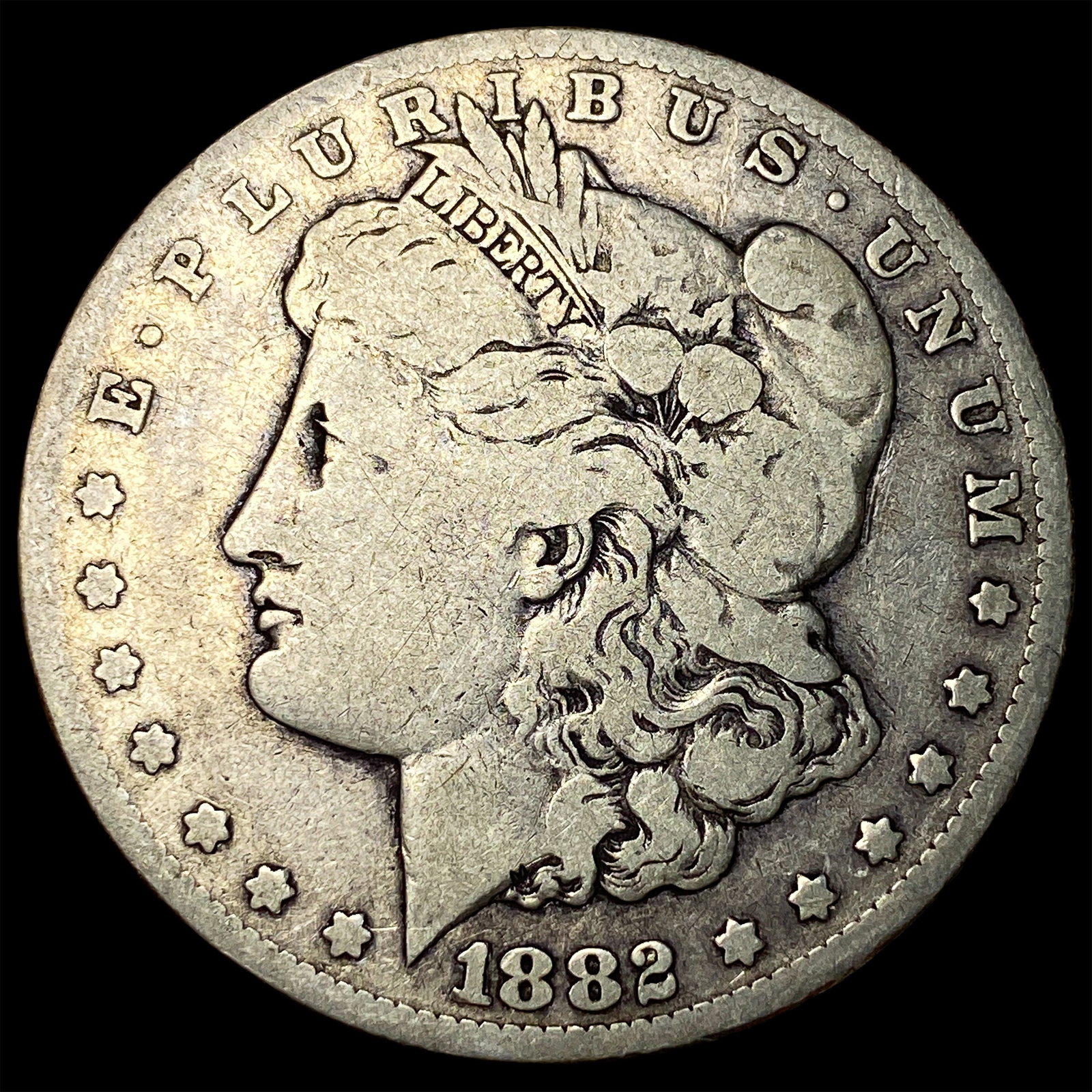 1882-CC Silver Morgan Dollar NICELY CIRCULATED: 1882-CC Silver Morgan Dollar NICELY CIRCULATED