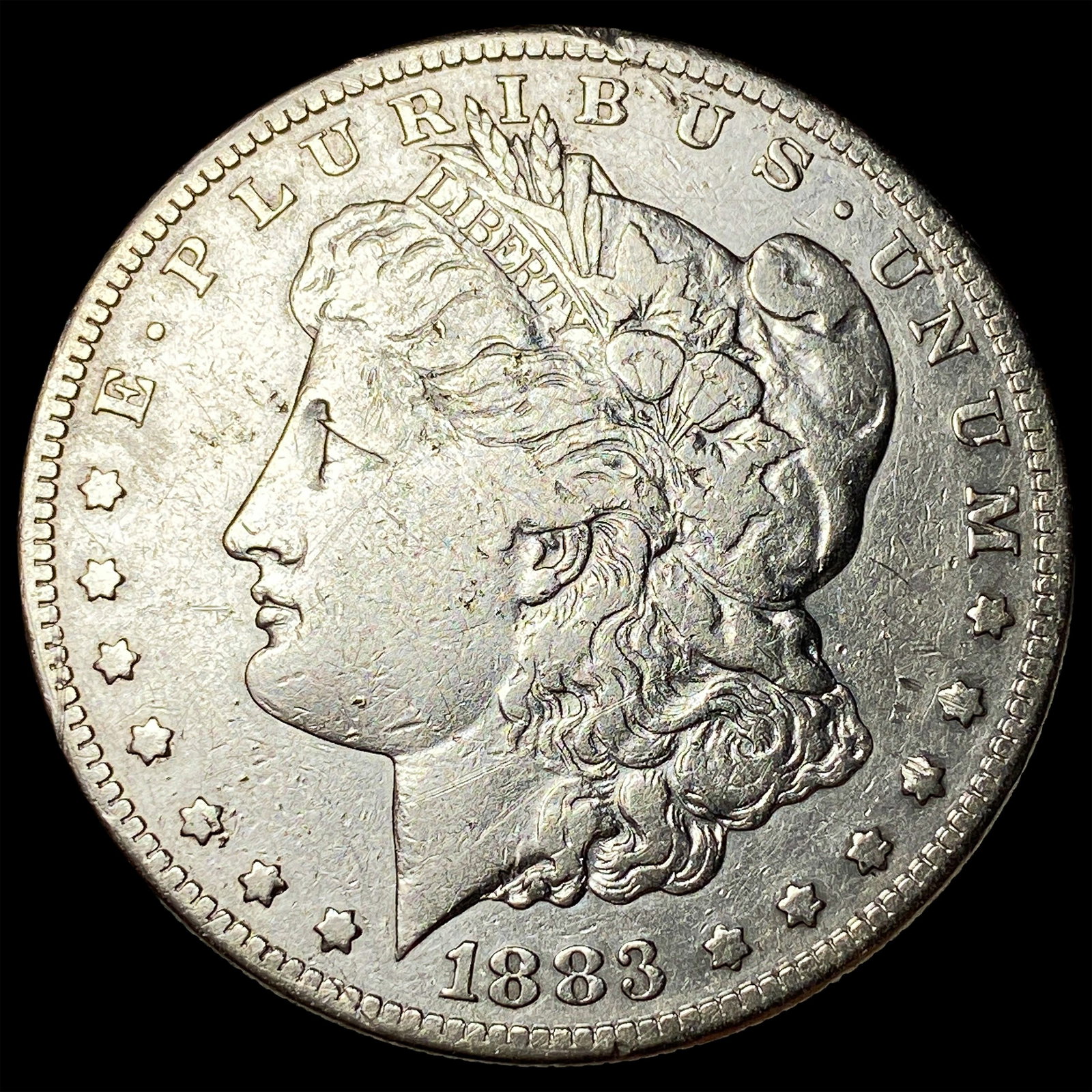 1883-S Silver Morgan Dollar LIGHTLY CIRCULATED: 1883-S Silver Morgan Dollar LIGHTLY CIRCULATED