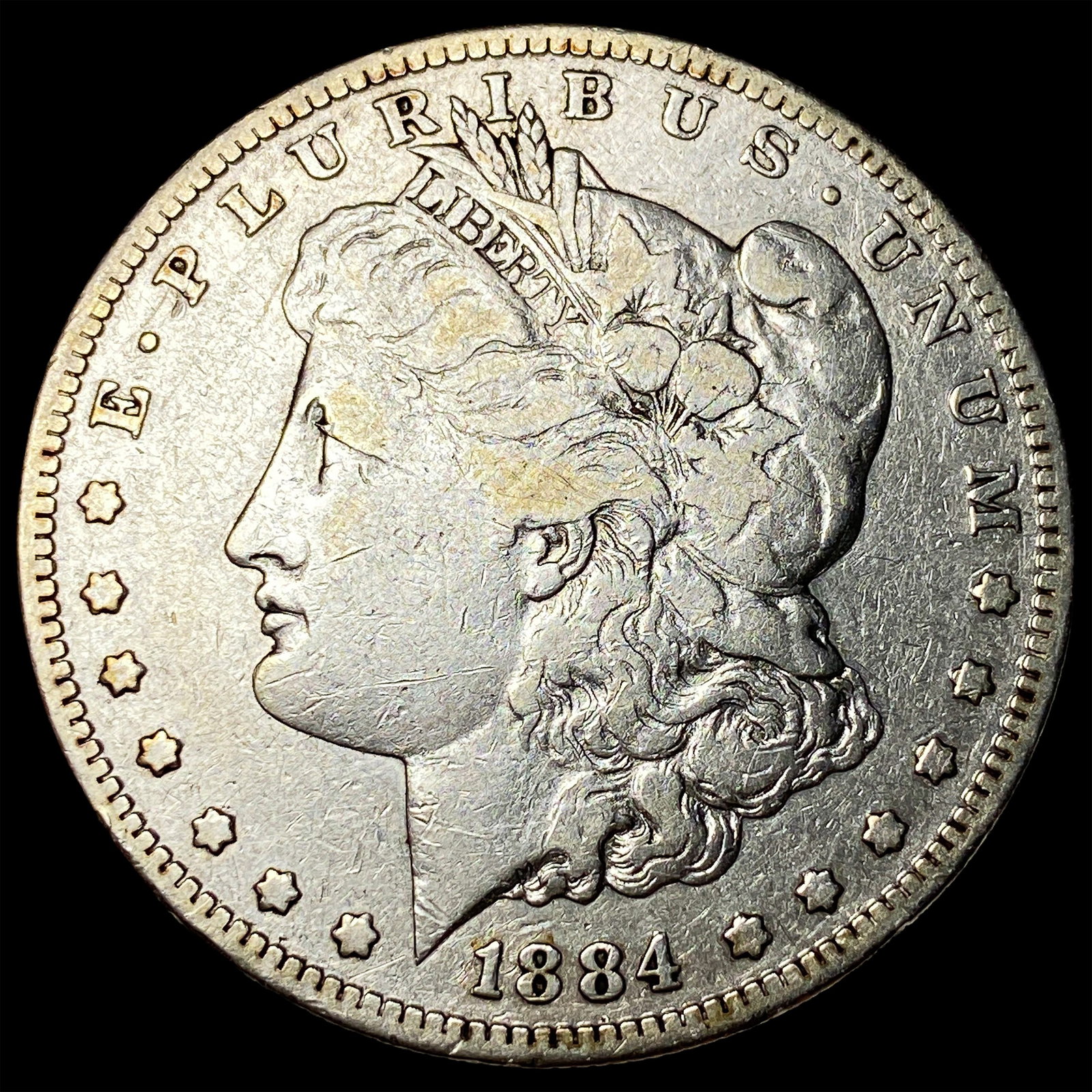 1884 Morgan Silver Dollar NICELY CIRCULATED: 1884 Morgan Silver Dollar NICELY CIRCULATED