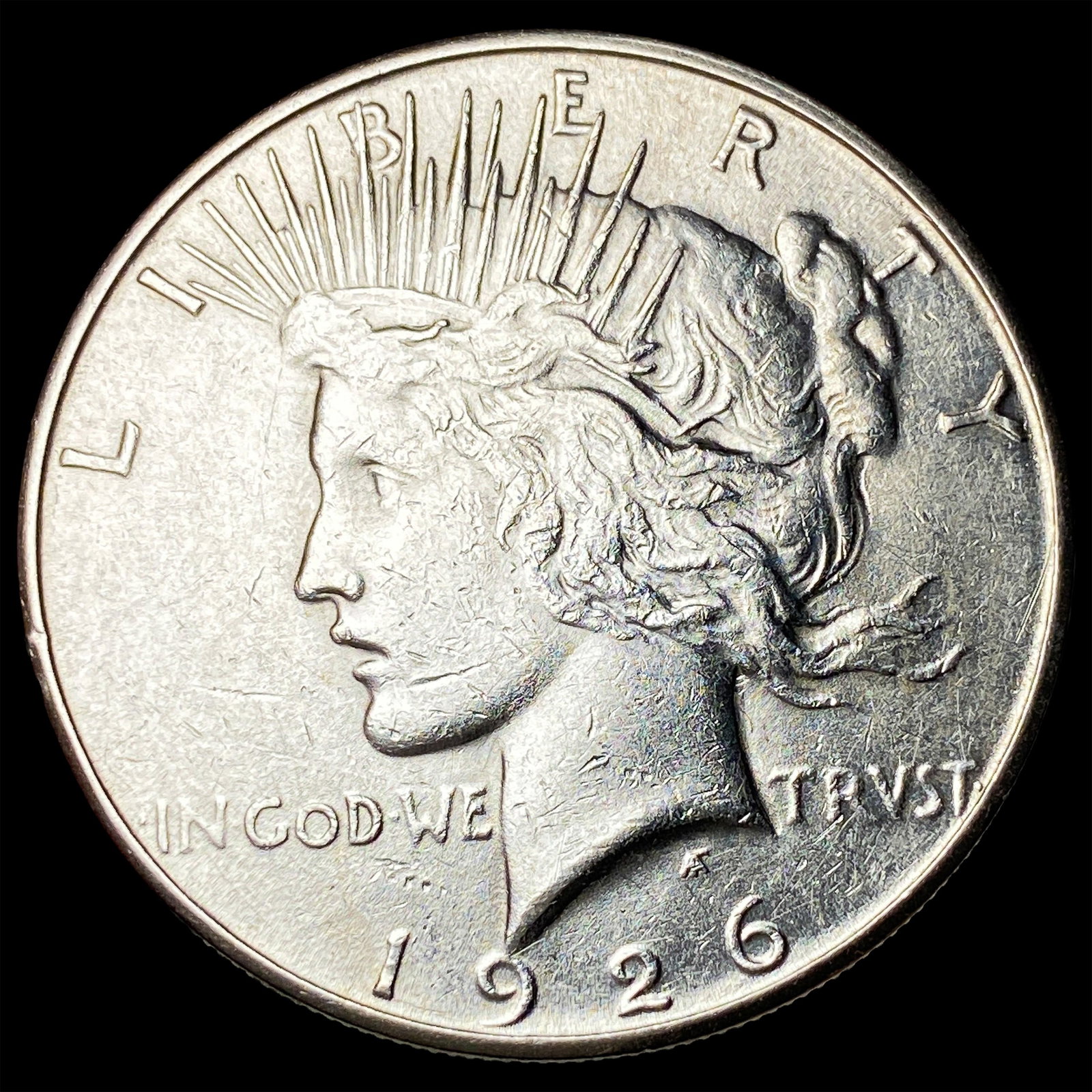 1926-S Silver Peace Dollar CLOSELY UNCIRCULATED: 1926-S Silver Peace Dollar CLOSELY UNCIRCULATED