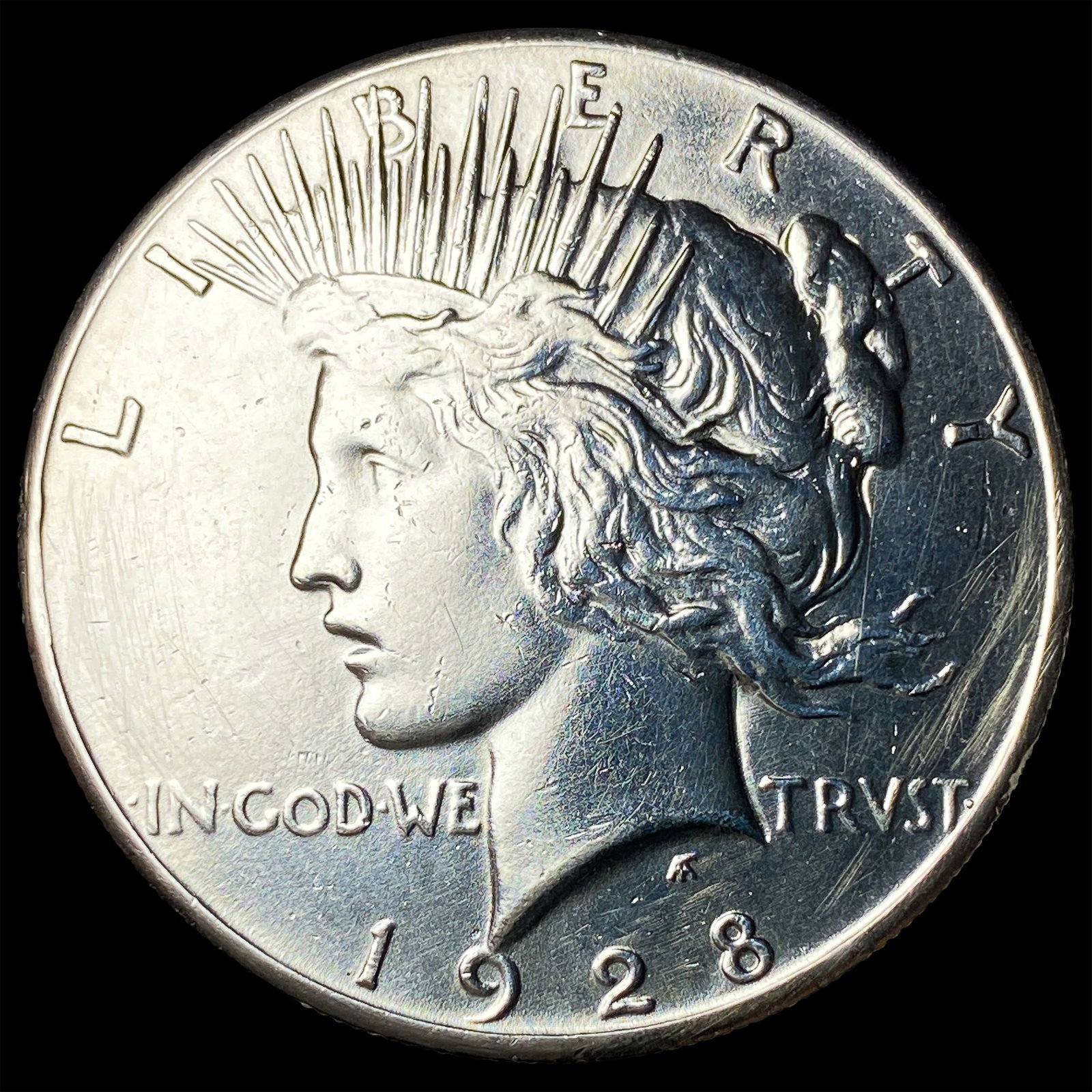 1928 Silver Peace Dollar CLOSELY UNCIRCULATED: 1928 Silver Peace Dollar CLOSELY UNCIRCULATED