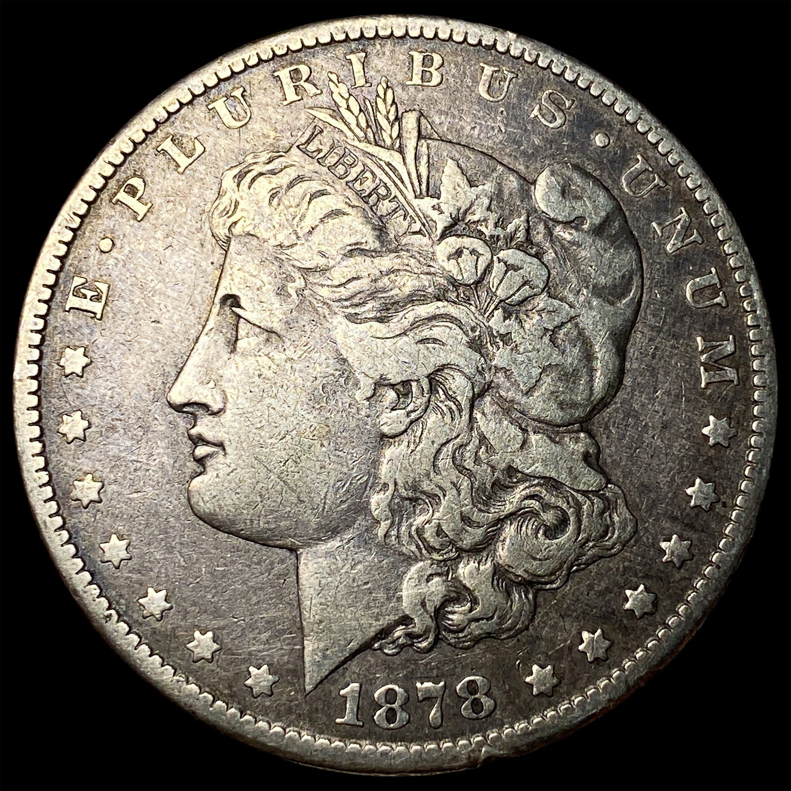 1878-CC Silver Morgan Dollar LIGHTLY CIRCULATED (1 of 2)
