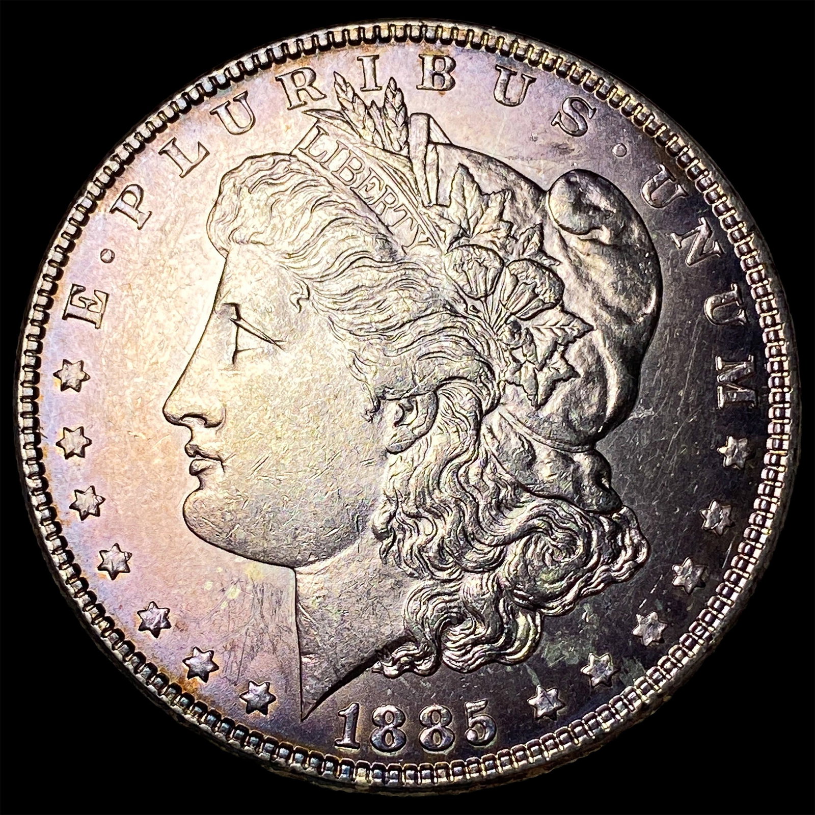 1885 Morgan Silver Dollar CHOICE AU: 1885 Morgan Silver Dollar CHOICE AU