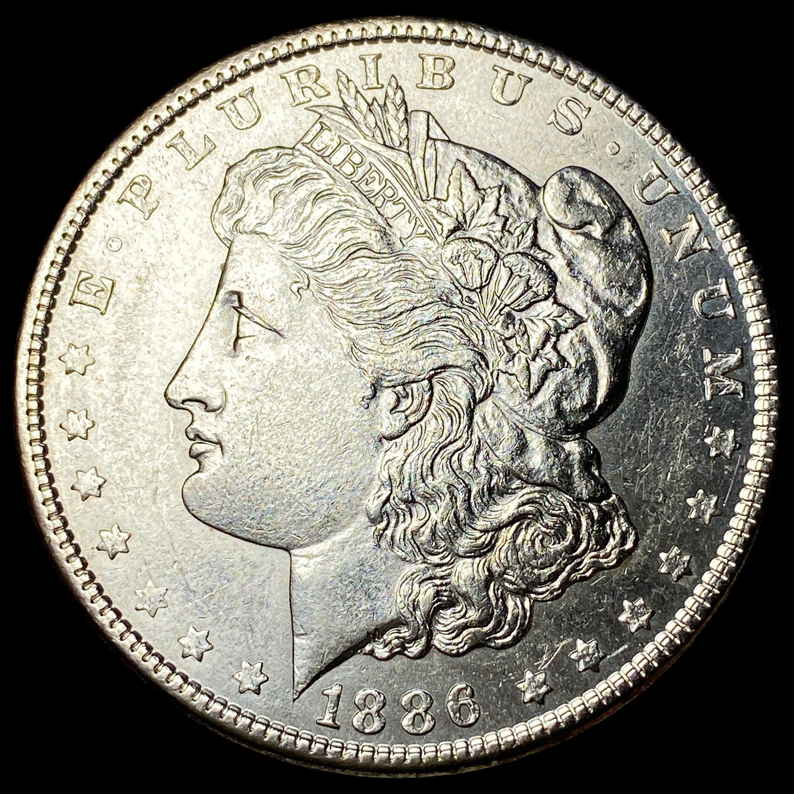 1886 Silver Morgan Dollar CHOICE AU: 1886 Silver Morgan Dollar CHOICE AU