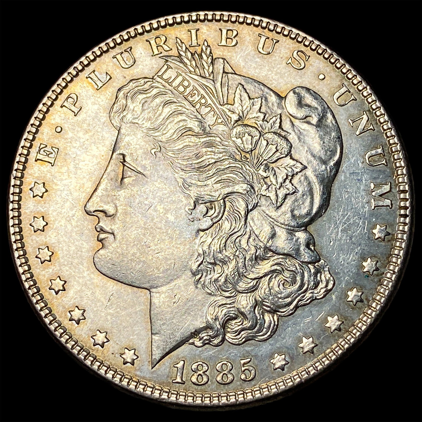 1885 Morgan Silver Dollar CHOICE AU: 1885 Morgan Silver Dollar CHOICE AU