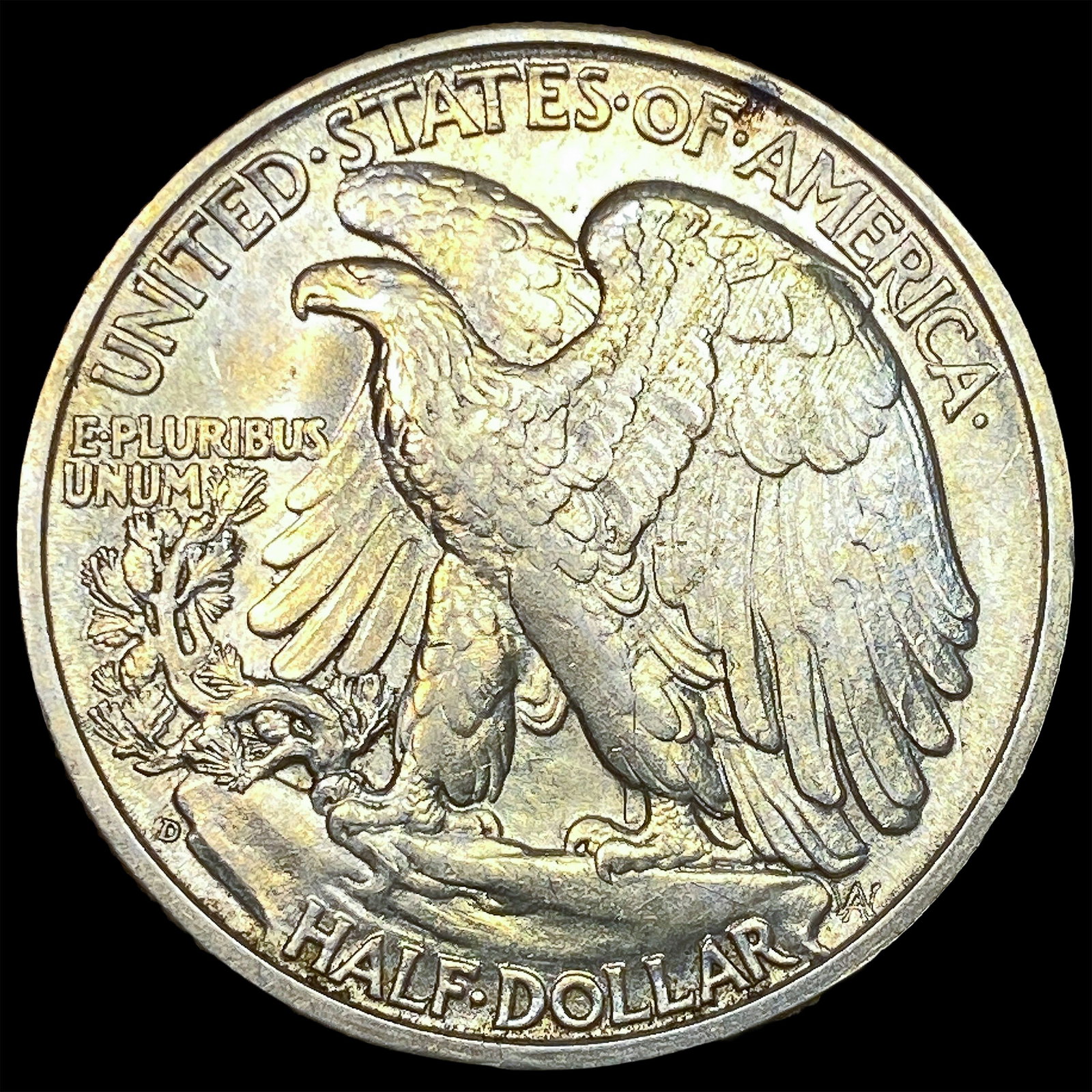 1941-D Silver Walking Liberty Half Dollar UNCIRCULATED - 2