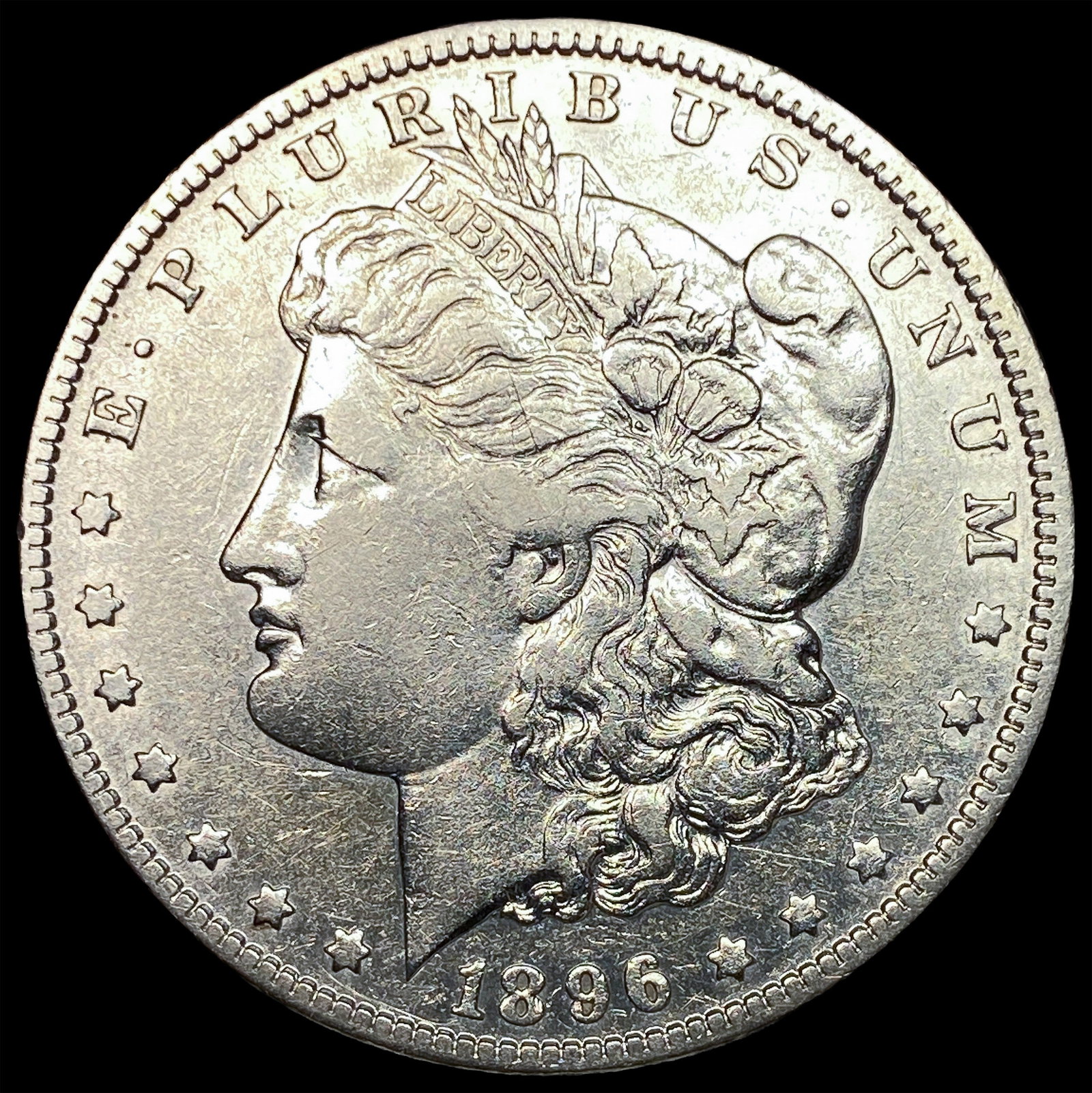 1896-O Silver Morgan Dollar NEARLY UNCIRCULATED: 1896-O Silver Morgan Dollar NEARLY UNCIRCULATED