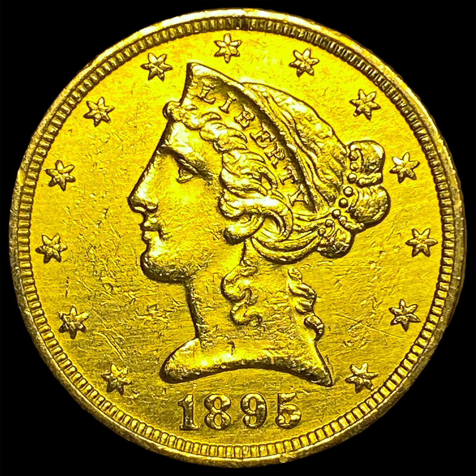 1895 Liberty Head Half Eagle $5 Gold CLOSELY UNCIRCULATED (1 of 2)