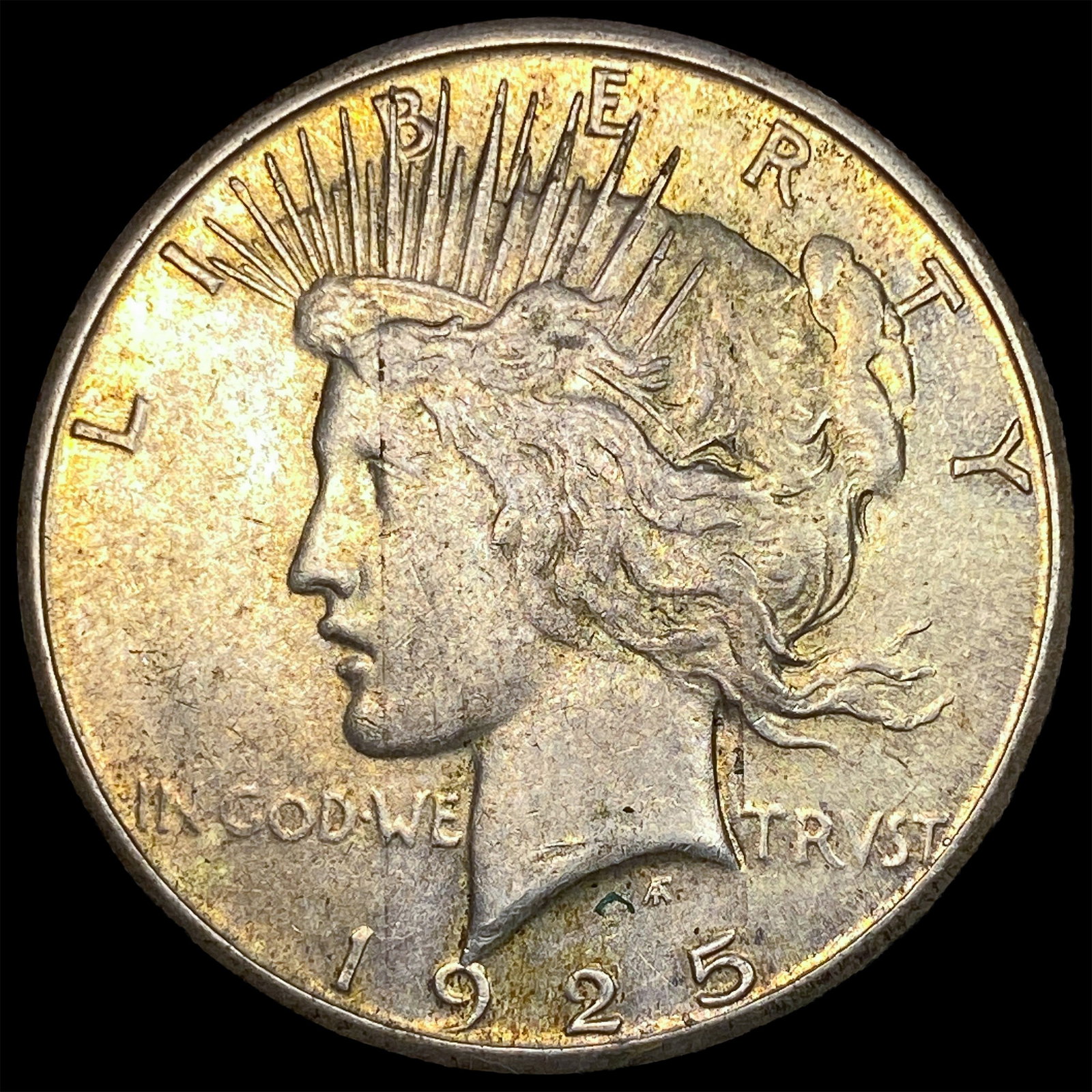 1925-S Silver Peace Dollar CLOSELY UNCIRCULATED (1 of 2)