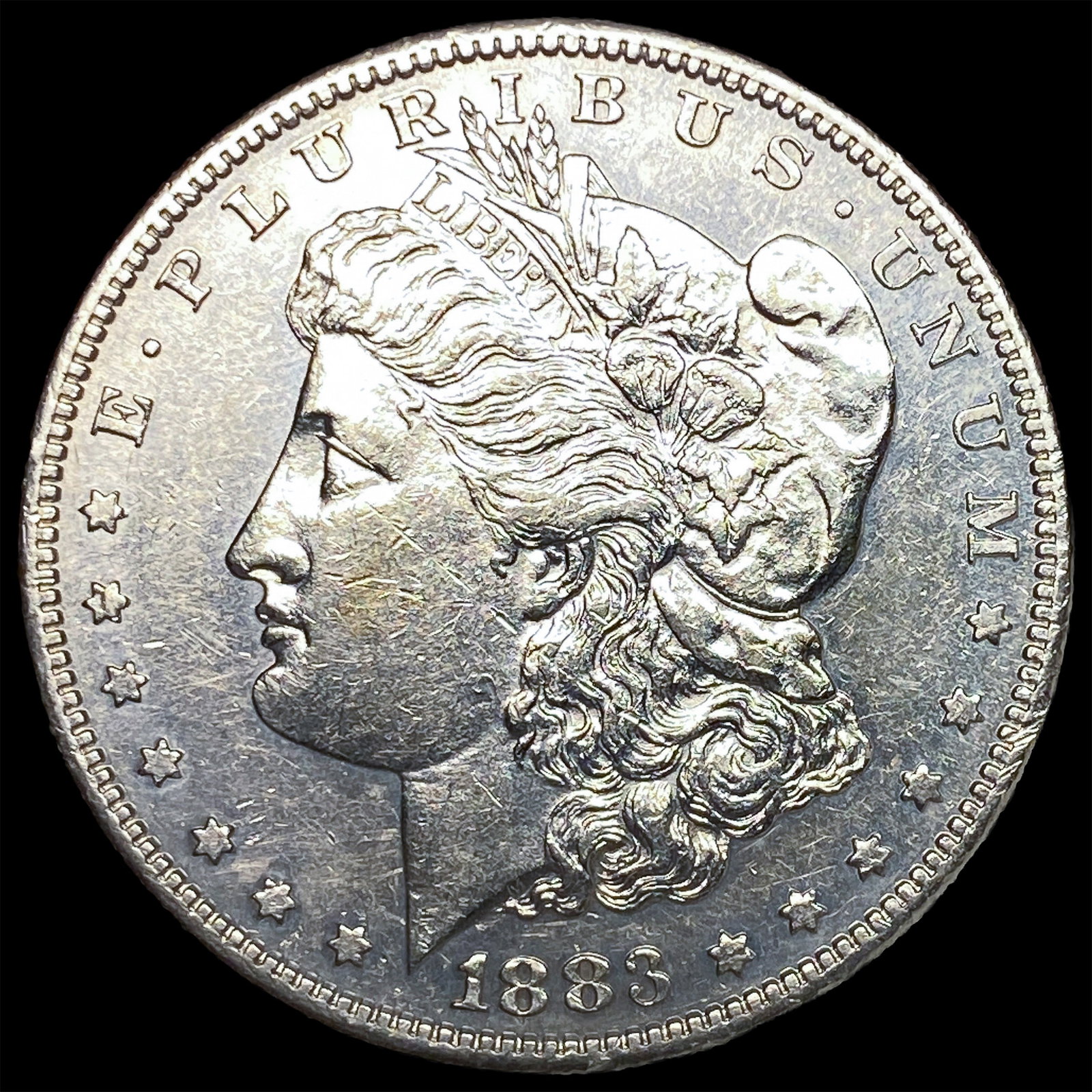 1883-S Silver Morgan Dollar CLOSELY UNCIRCULATED: 1883-S Silver Morgan Dollar CLOSELY UNCIRCULATED