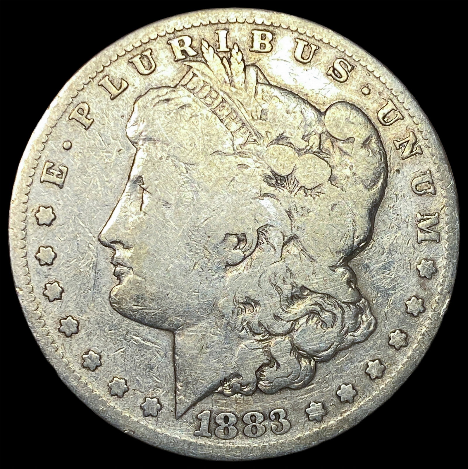 1883-S Silver Morgan Dollar NICELY CIRCULATED: 1883-S Silver Morgan Dollar NICELY CIRCULATED