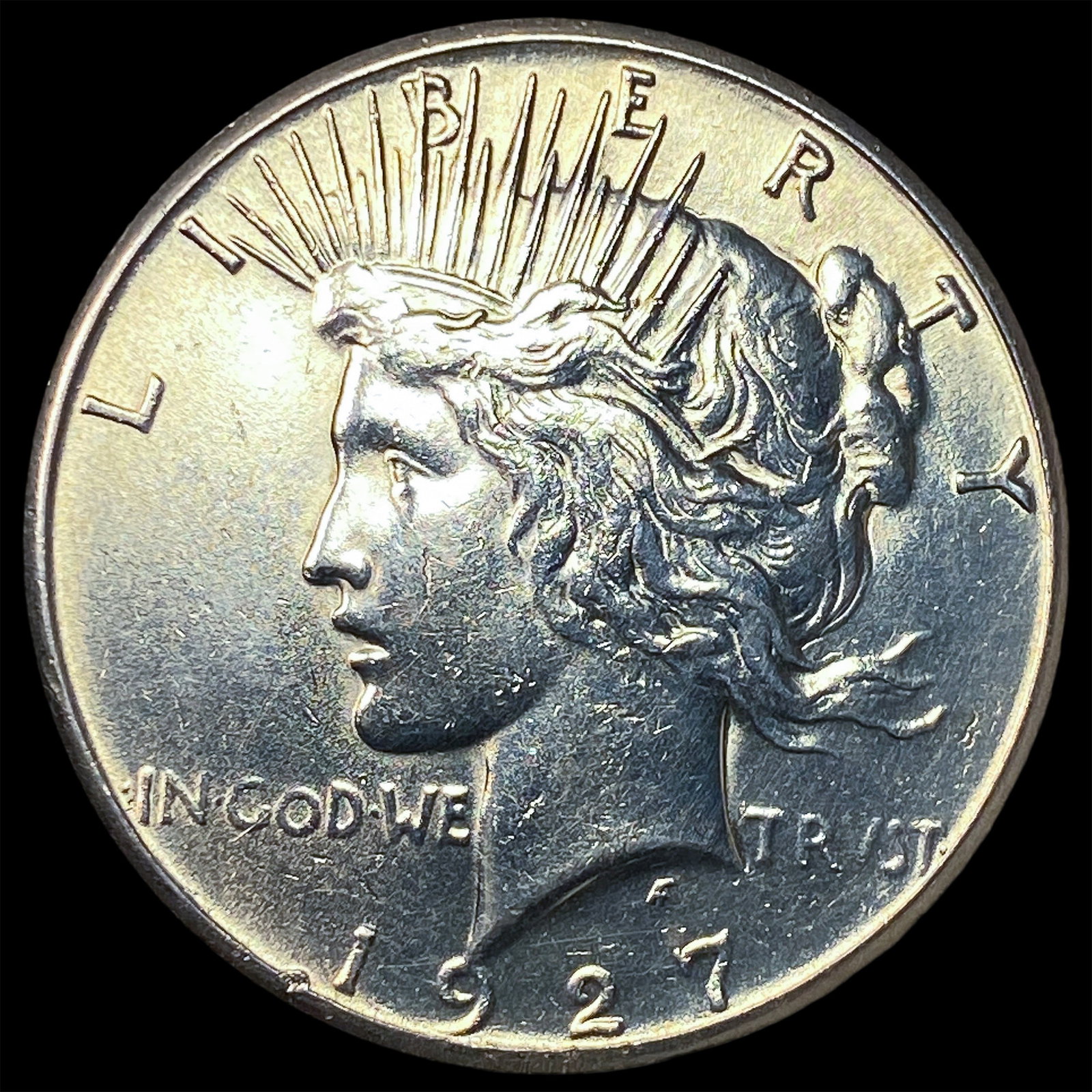 1927 Peace Silver Dollar CLOSELY UNCIRCULATED: 1927 Peace Silver Dollar CLOSELY UNCIRCULATED