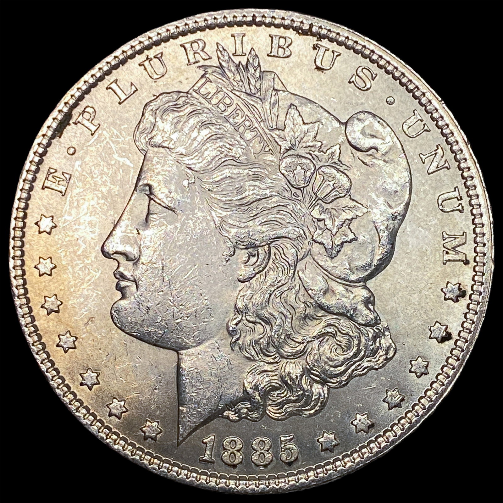 1885 Silver Morgan Dollar UNCIRCULATED: 1885 Silver Morgan Dollar UNCIRCULATED