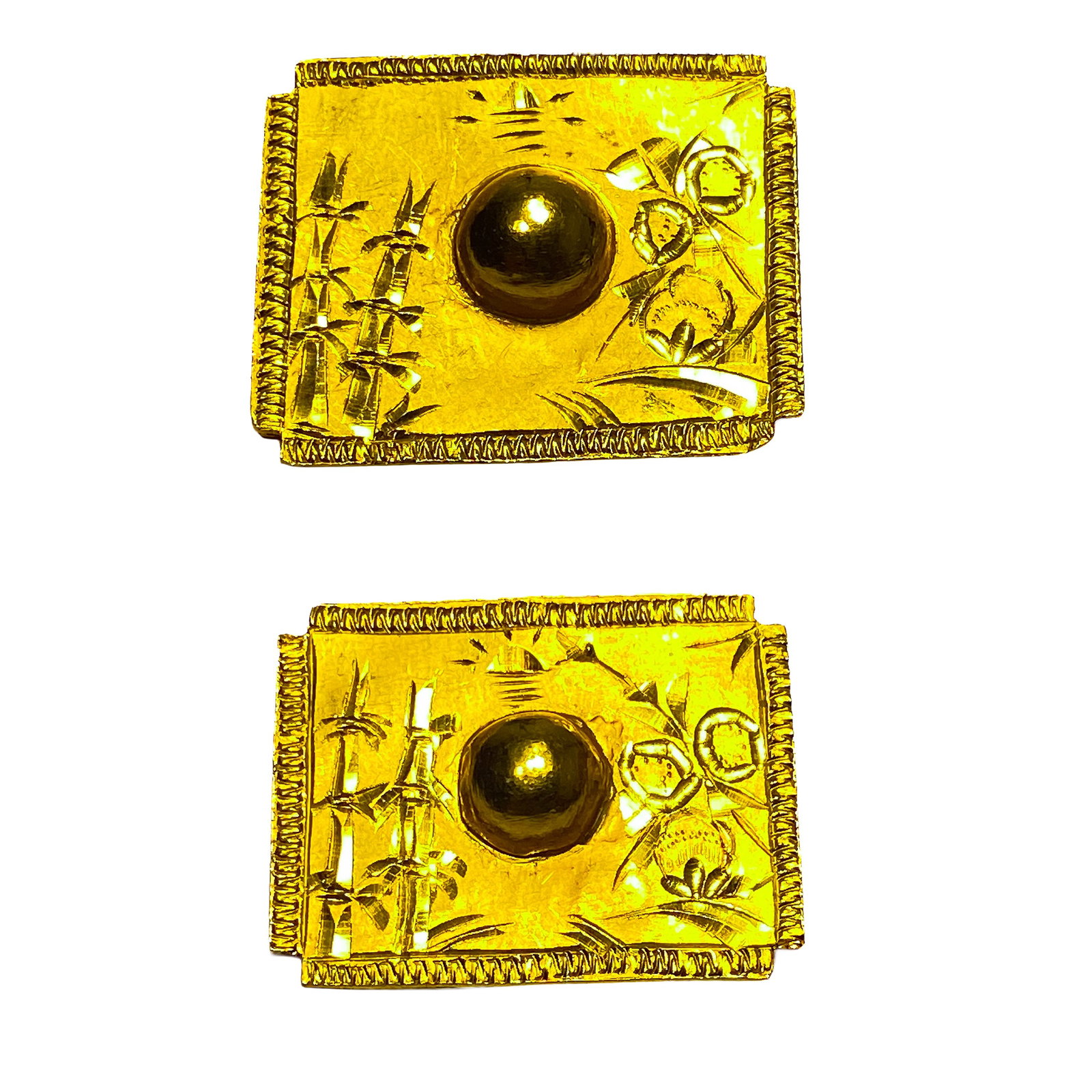 [2] 24K Gold Shirt Fastener - 14.88g (1 of 7)