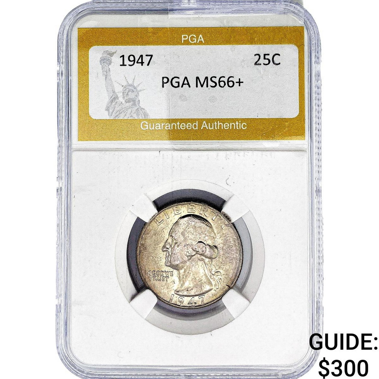 1947 Washington Silver Quarter PGA MS66+ (1 of 2)