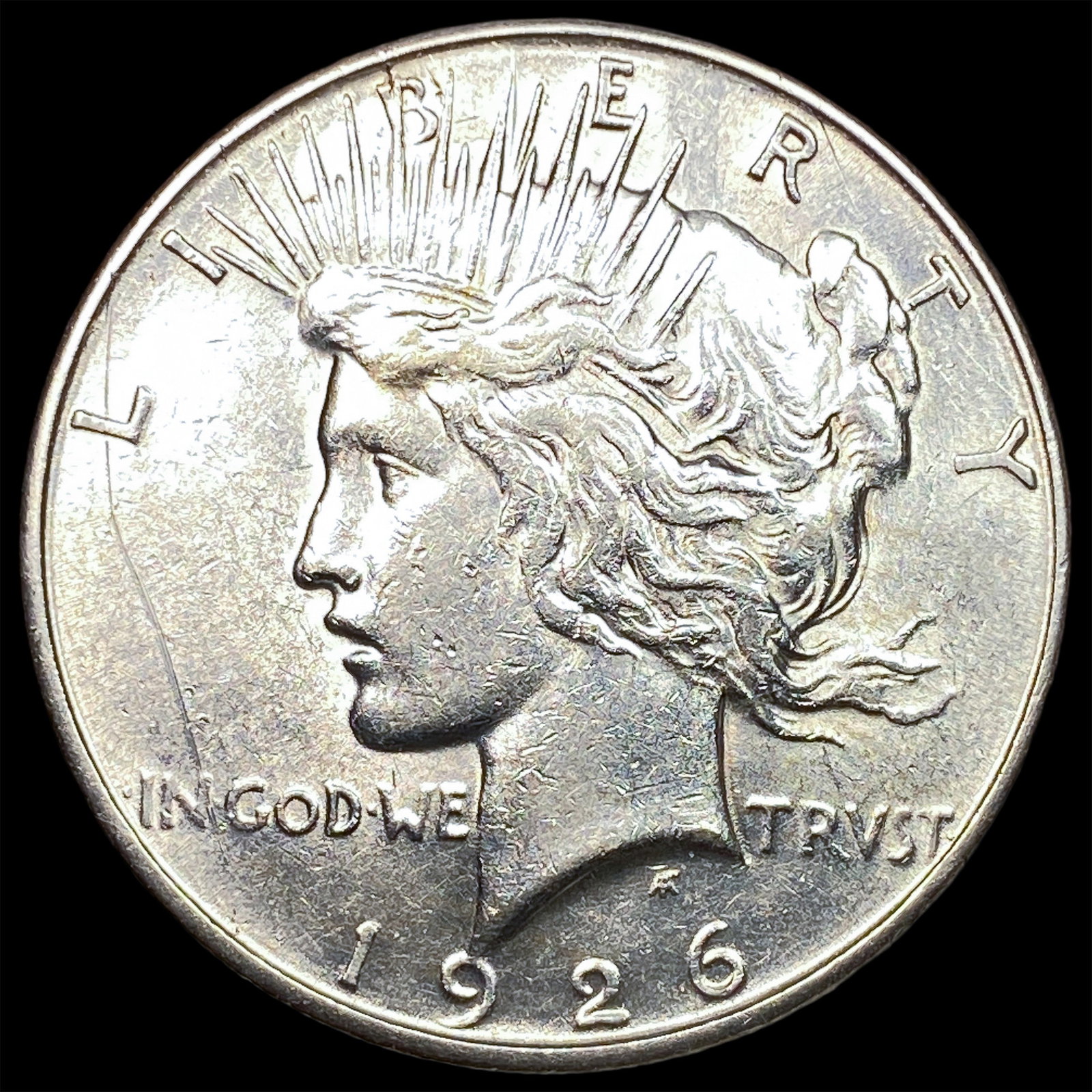 1926-S Silver Peace Dollar CLOSELY UNCIRCULATED: 1926-S Silver Peace Dollar CLOSELY UNCIRCULATED