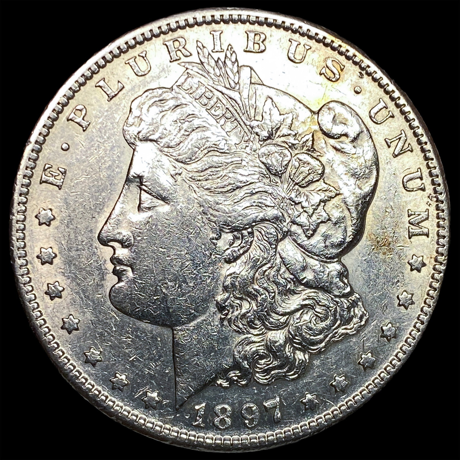 1897-S Silver Morgan Dollar CLOSELY UNCIRCULATED: 1897-S Silver Morgan Dollar CLOSELY UNCIRCULATED