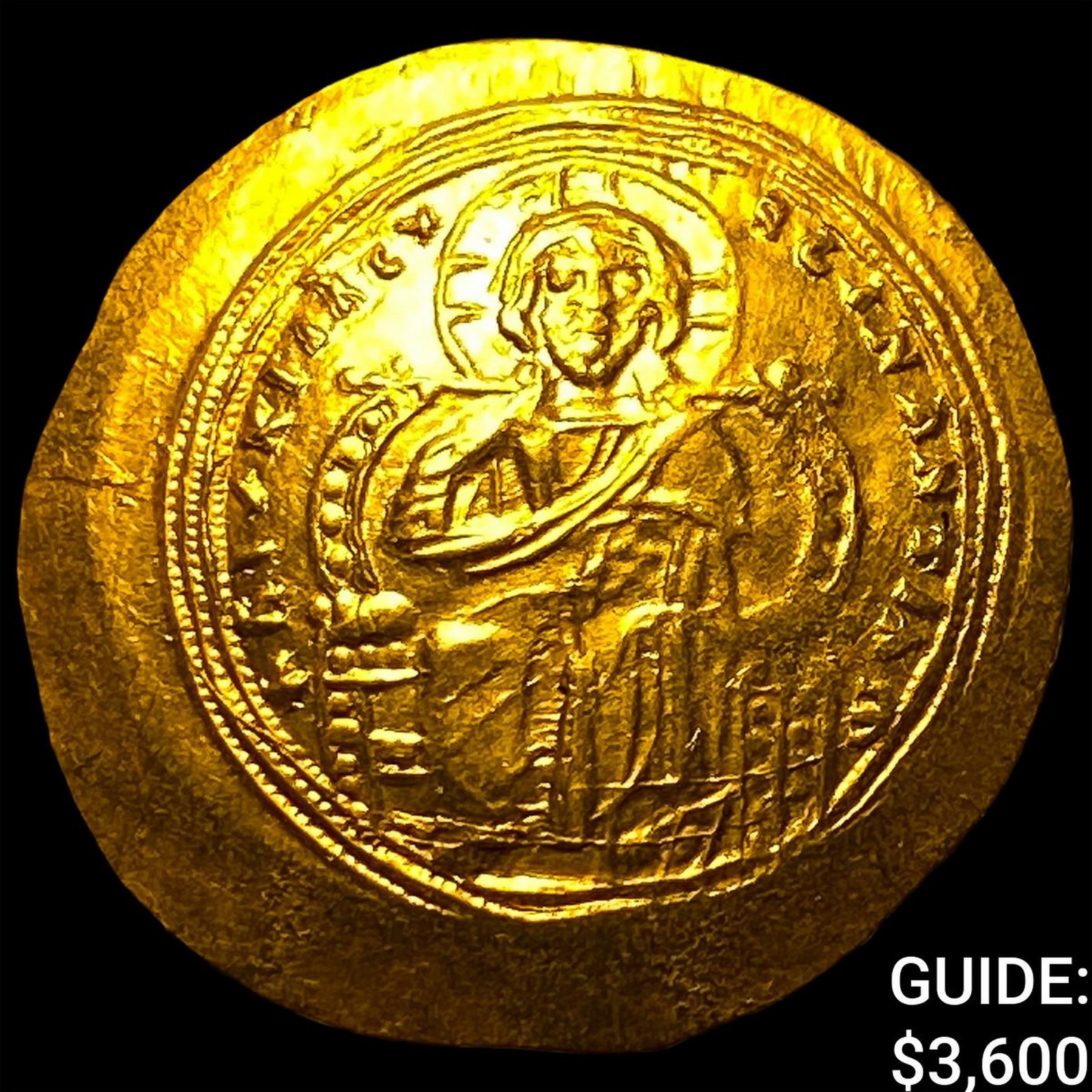 Byzantine Constantine IX 1042-1055 Gold Nomisma: Byzantine Constantine IX 1042-1055 Gold Nomisma