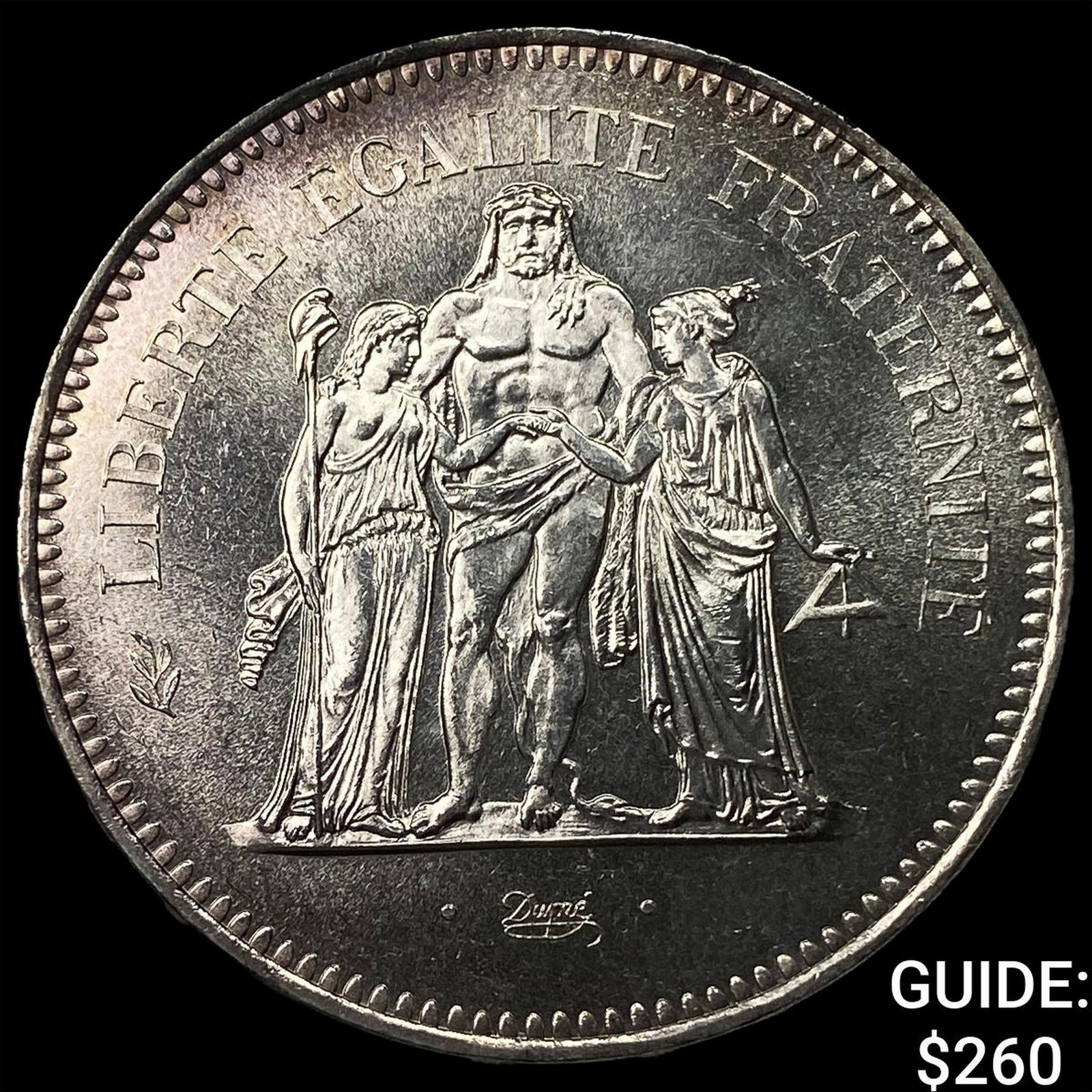 1974 France Silver 50 Francs: 1974 France Silver 50 Francs
