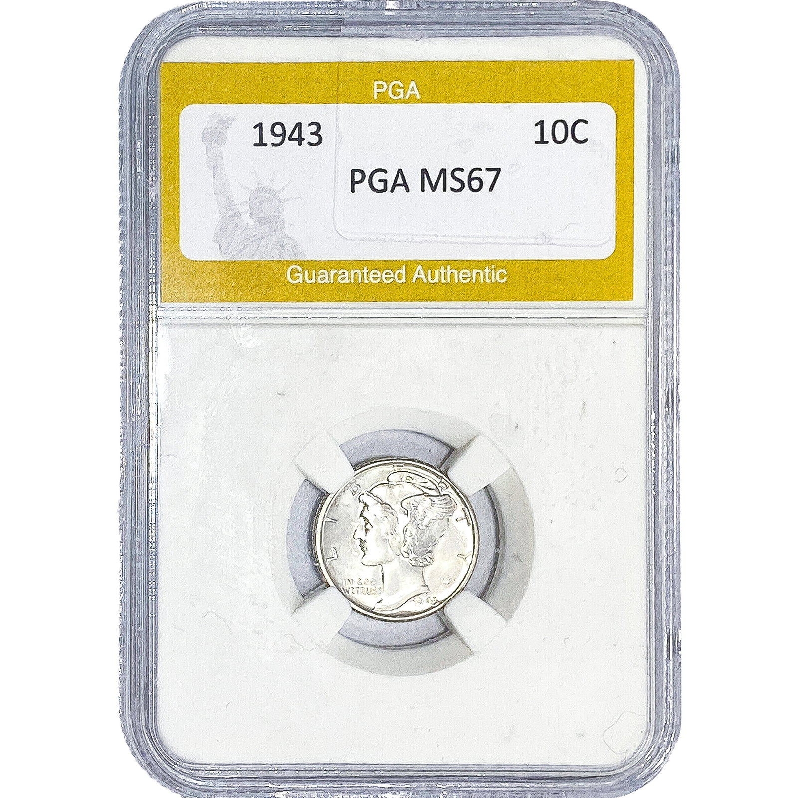 1943 Mercury Silver Dime PGA MS67 (1 of 2)
