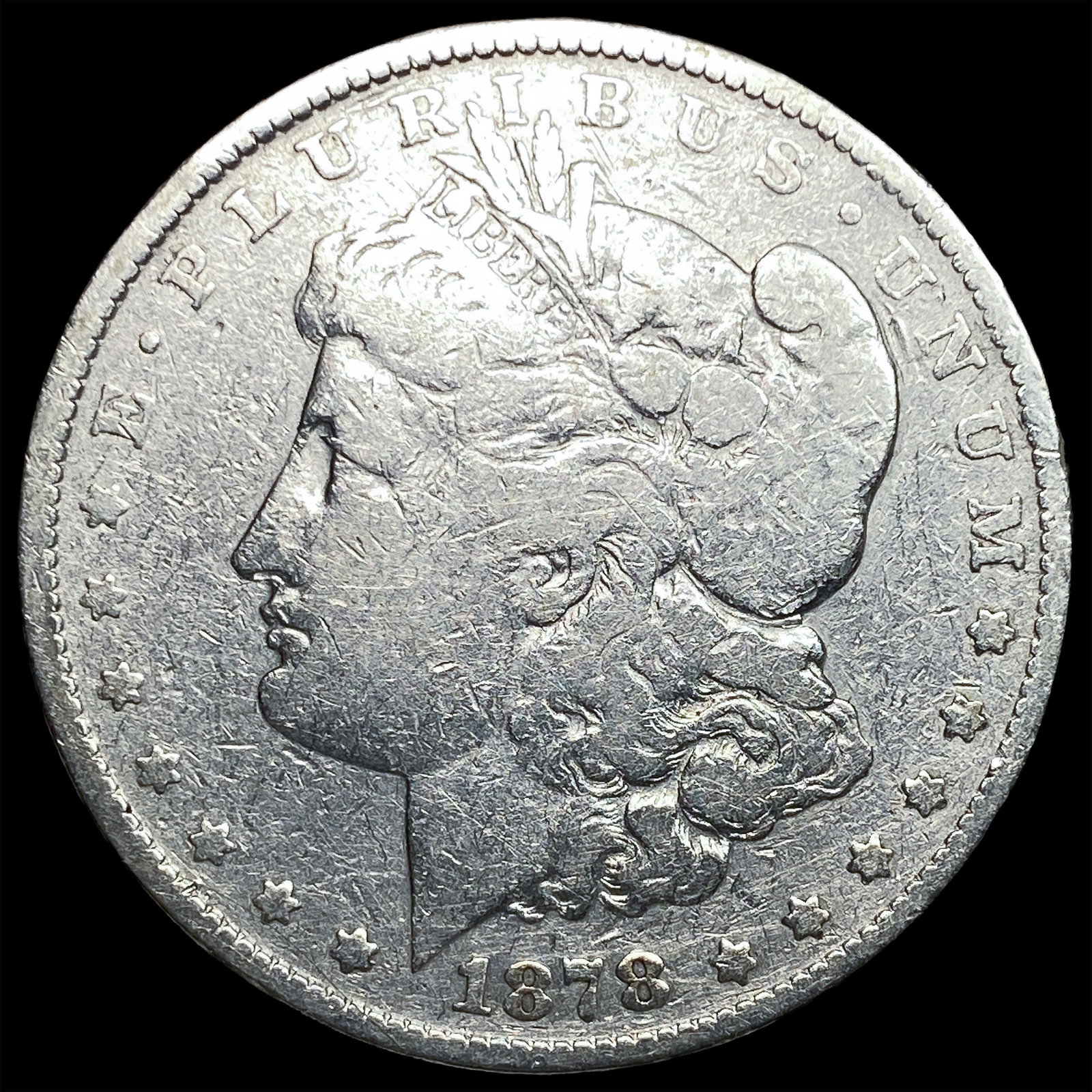 1878 Silver Morgan Dollar NICELY CIRCULATED: 1878 Silver Morgan Dollar NICELY CIRCULATED