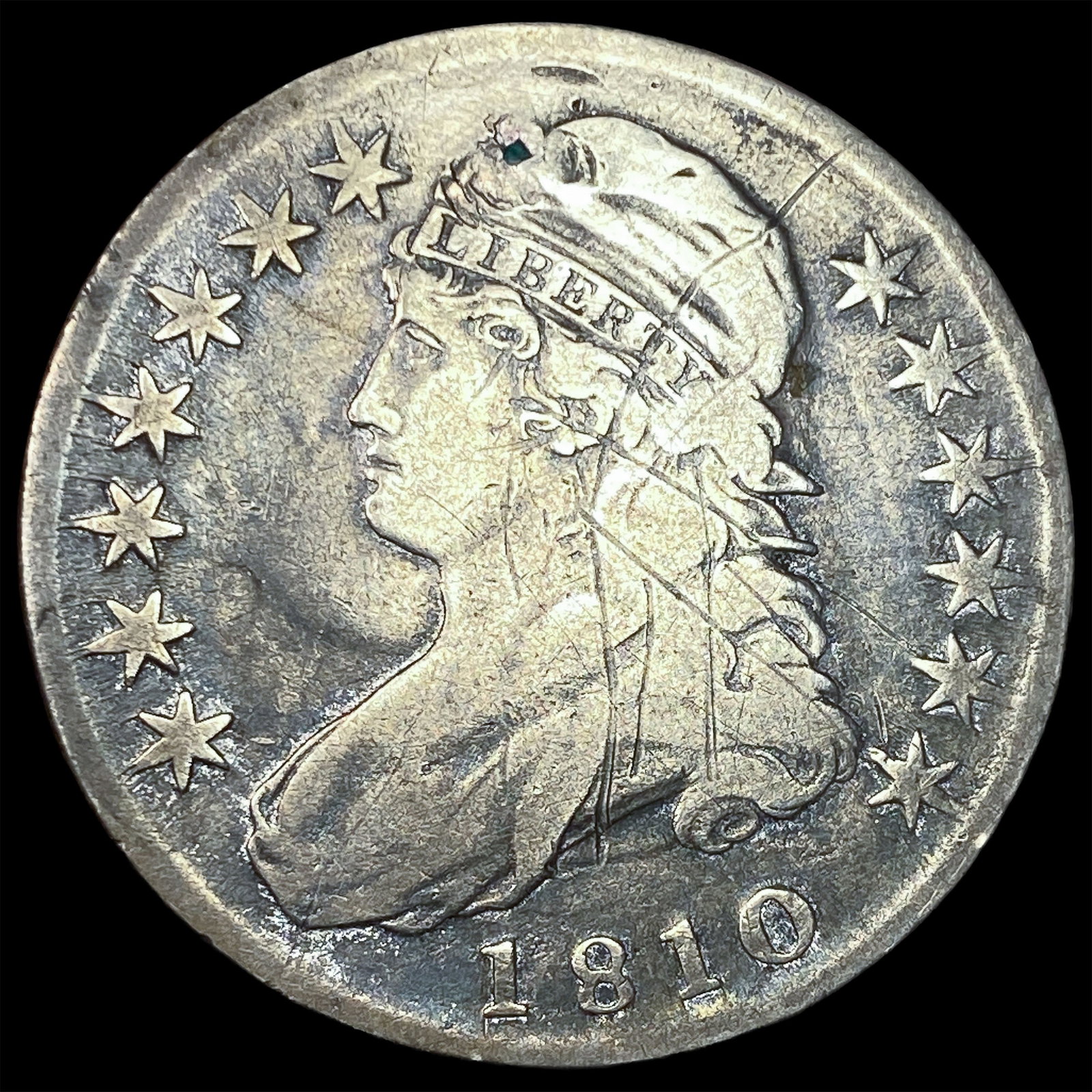 1810 Capped Bust Half Dollar HIGH GRADE: 1810 Capped Bust Half Dollar HIGH GRADE