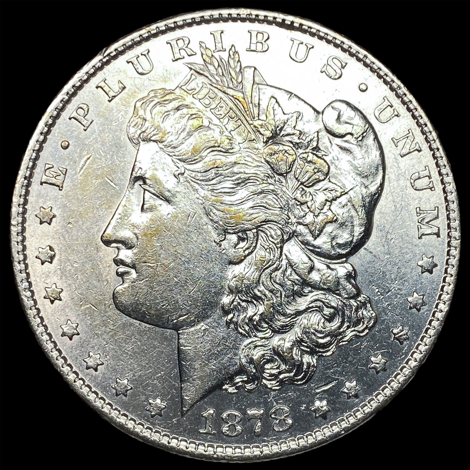 1878-S Silver Morgan Dollar CLOSELY UNCIRCULATED: 1878-S Silver Morgan Dollar CLOSELY UNCIRCULATED