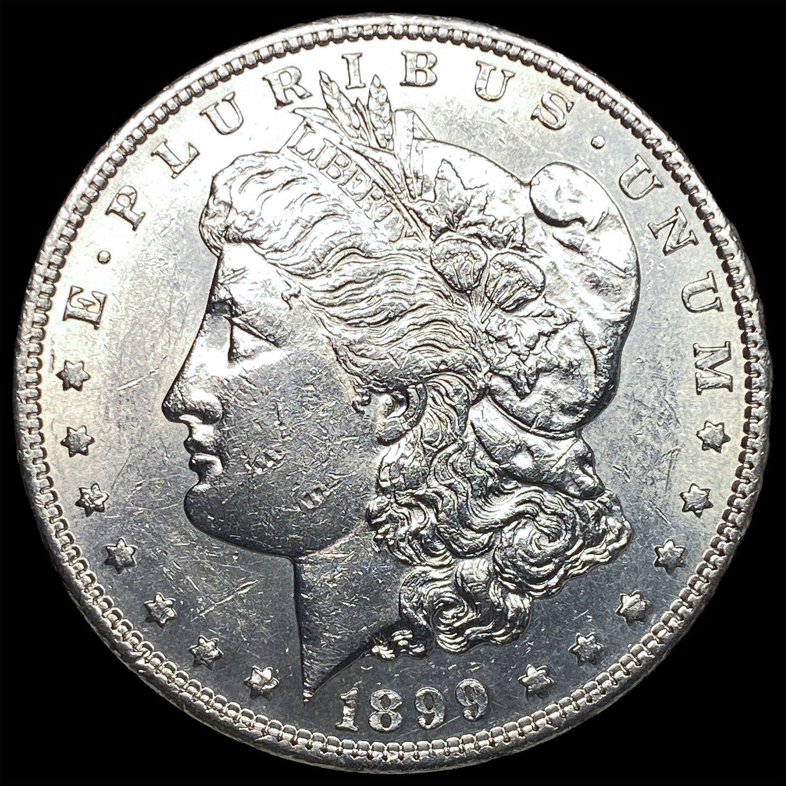 1899-S Silver Morgan Dollar CLOSELY UNCIRCULATED: 1899-S Silver Morgan Dollar CLOSELY UNCIRCULATED