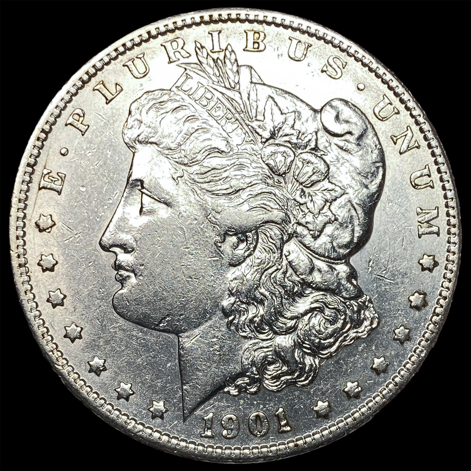 1901-S Silver Morgan Dollar CLOSELY UNCIRCULATED: 1901-S Silver Morgan Dollar CLOSELY UNCIRCULATED