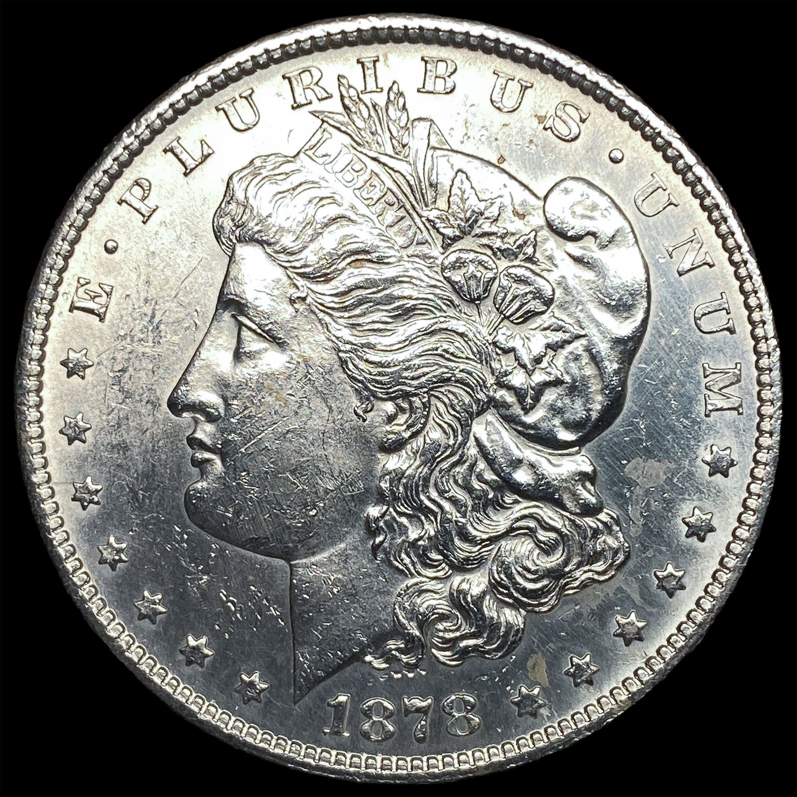 1878-S Silver Morgan Dollar UNCIRCULATED: 1878-S Silver Morgan Dollar UNCIRCULATED