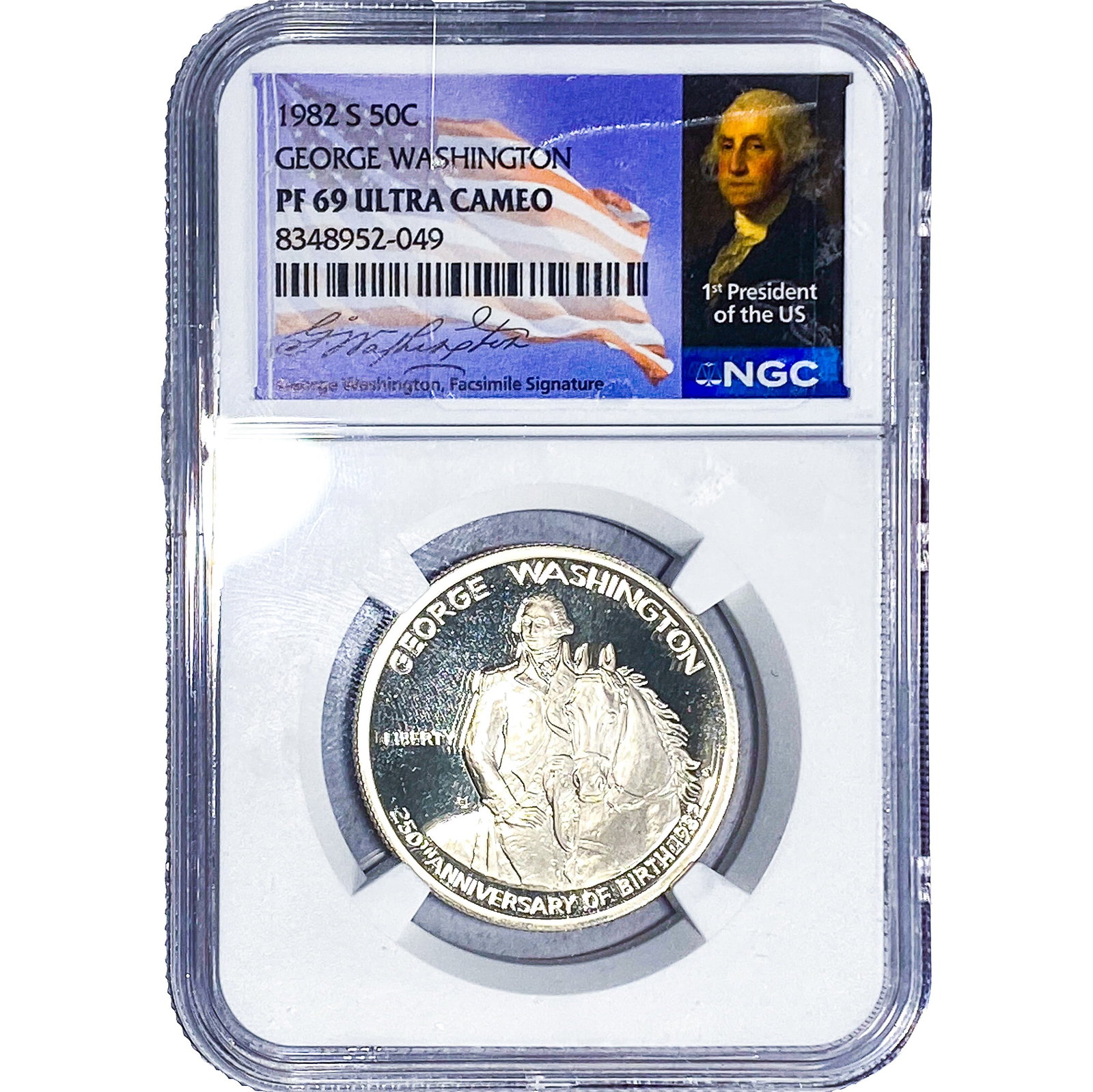 1982-S 50C George Washington NGC PF69 Ultra Cameo (1 of 2)