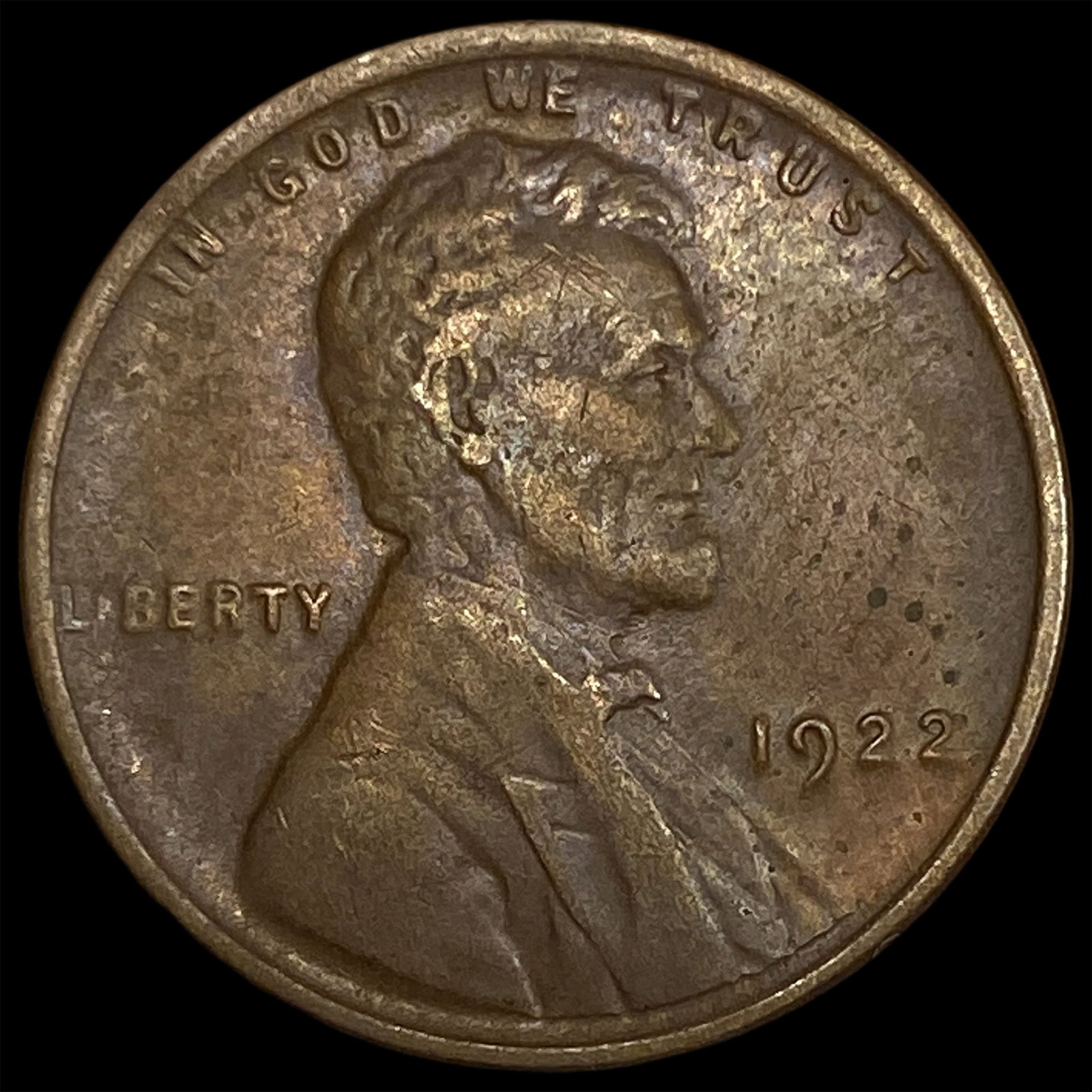 1922 No D Lincoln Wheat Cent NICELY CIRCULATED: 1922 No D Lincoln Wheat Cent NICELY CIRCULATED