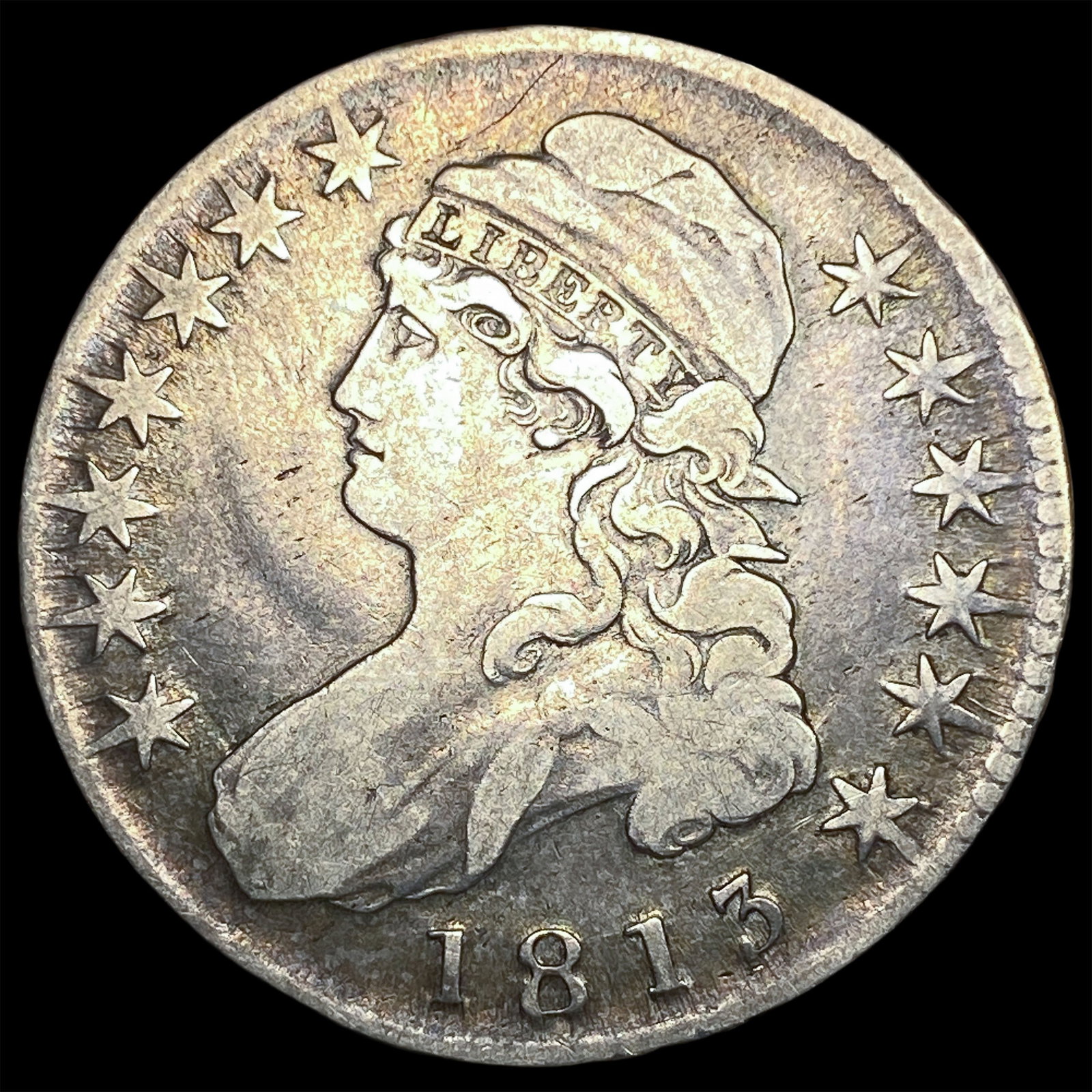 1813 Capped Bust Half Dollar ABOUT UNCIRCULATED (1 of 2)