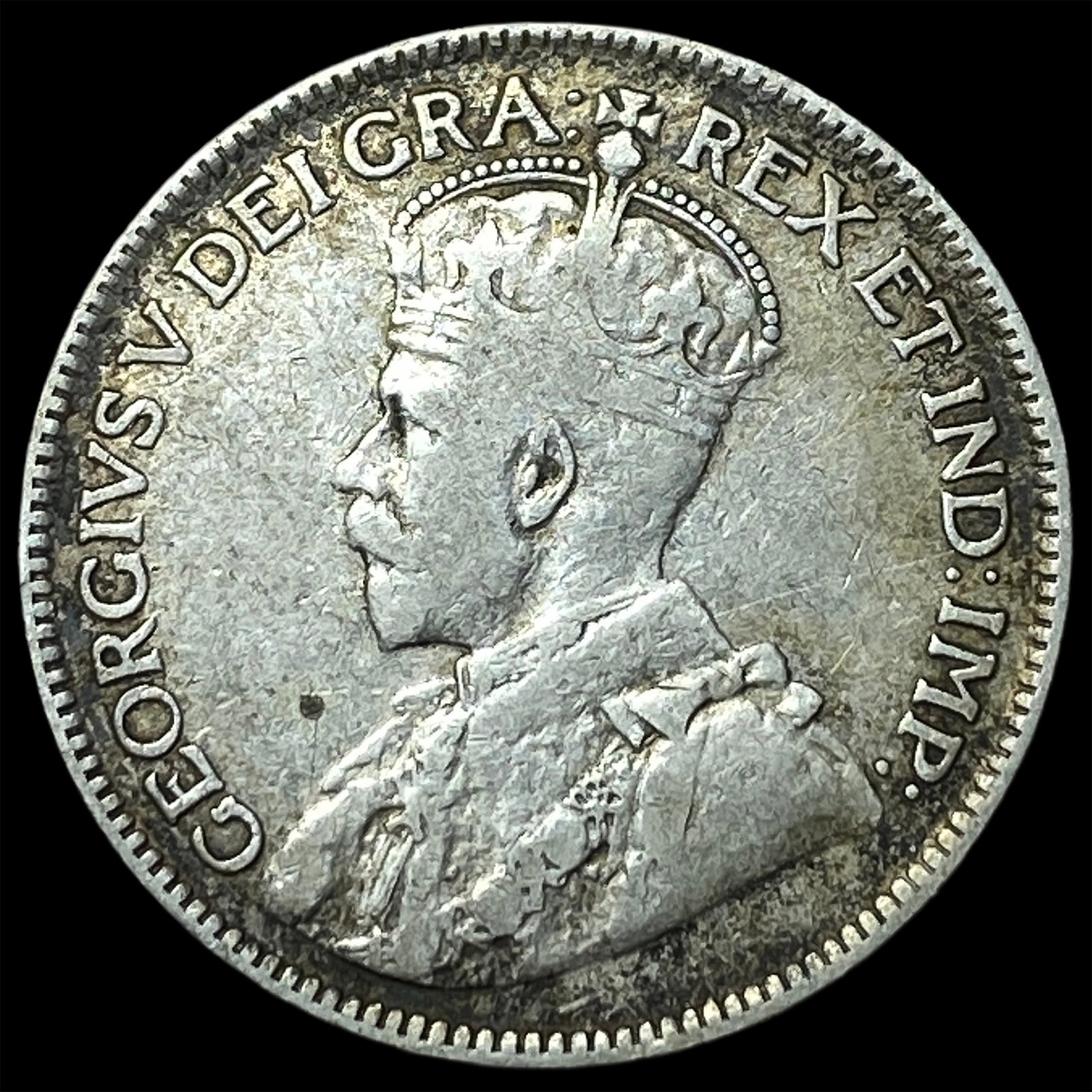 1916 Canada Silver 25 Cents: 1916 Canada Silver 25 Cents