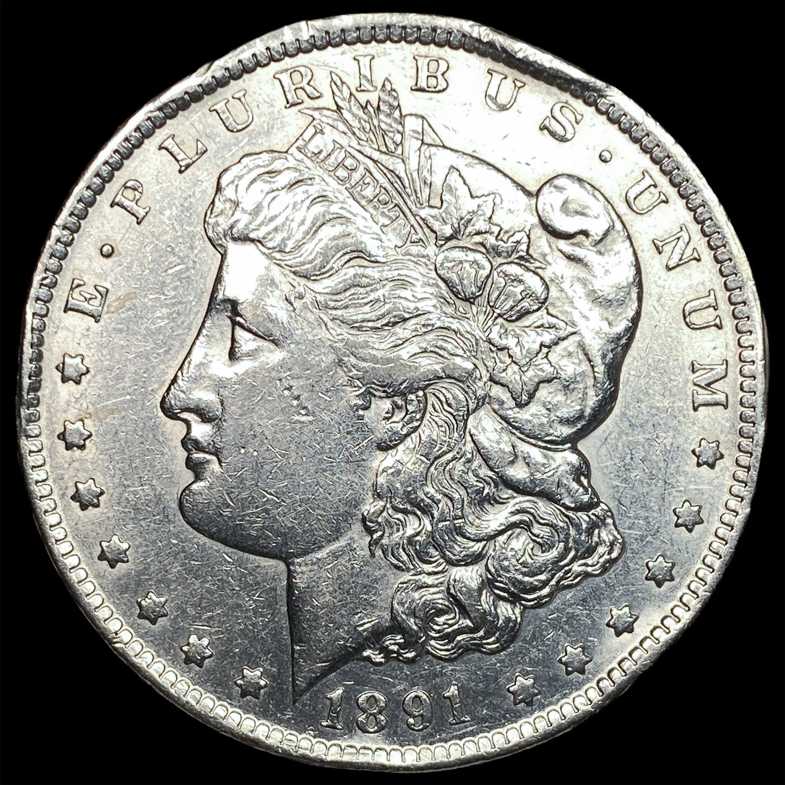 1891-CC Silver Morgan Dollar HIGH GRADE: 1891-CC Silver Morgan Dollar HIGH GRADE