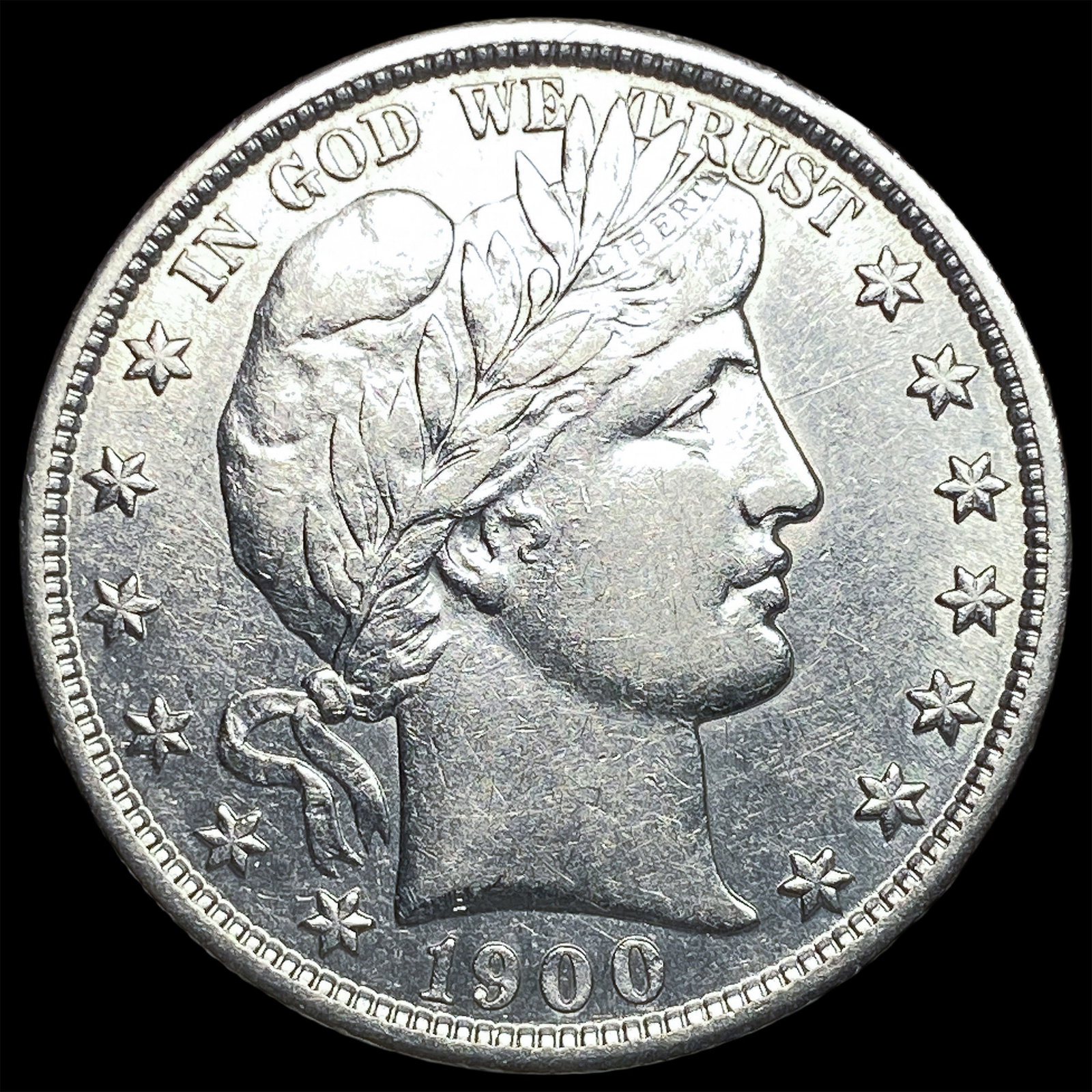 1900 Barber Half Dollar CLOSELY UNCIRCULATED (1 of 2)