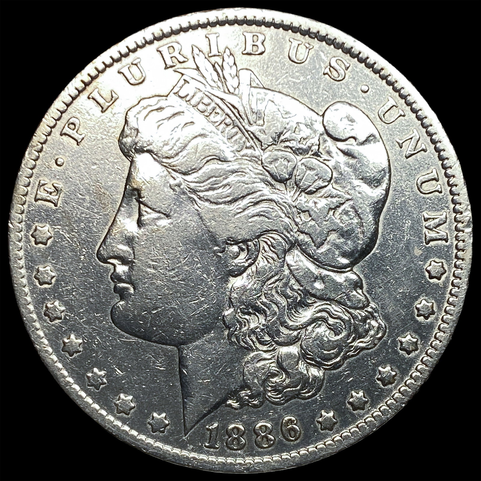 1886-O Silver Morgan Dollar LIGHTLY CIRCULATED: 1886-O Silver Morgan Dollar LIGHTLY CIRCULATED