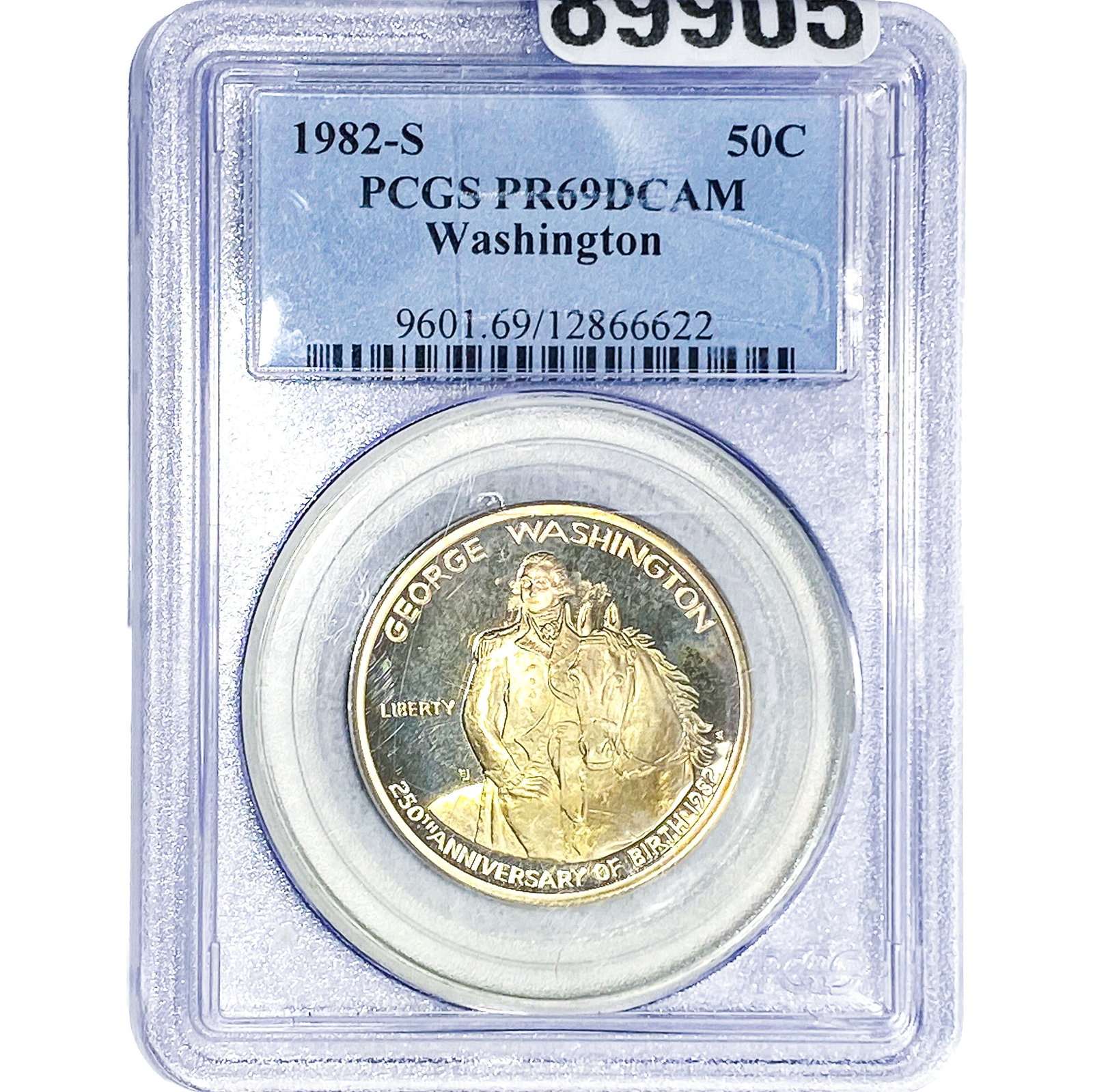 1982-S 50C Washington PCGS PR69 DCAM: 1982-S 50C Washington PCGS PR69 DCAM