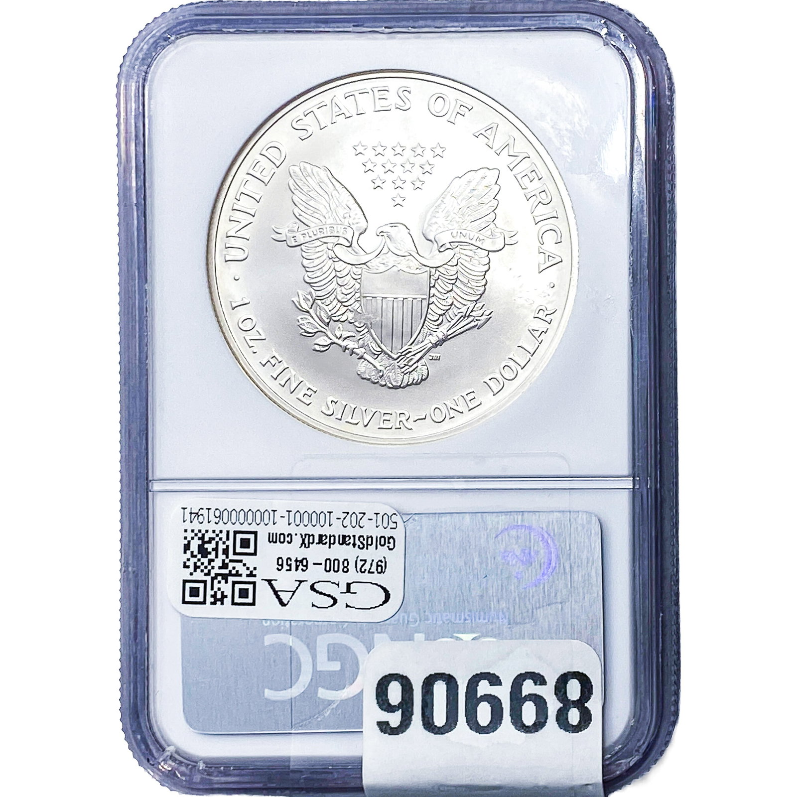 2005 Silver Eagle NGC MS69 - 2
