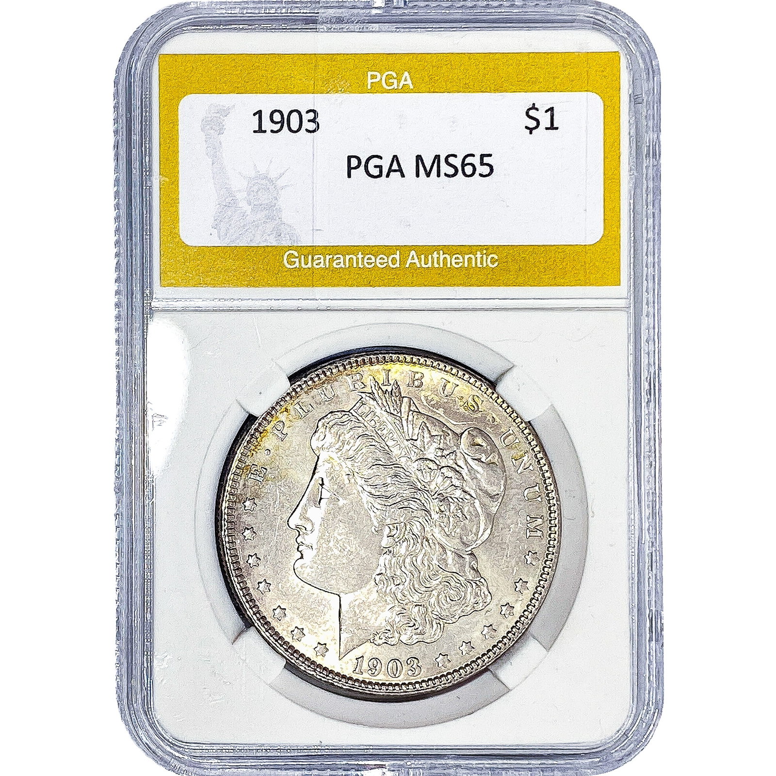 1903 Morgan Silver Dollar PGA MS65: 1903 Morgan Silver Dollar PGA MS65