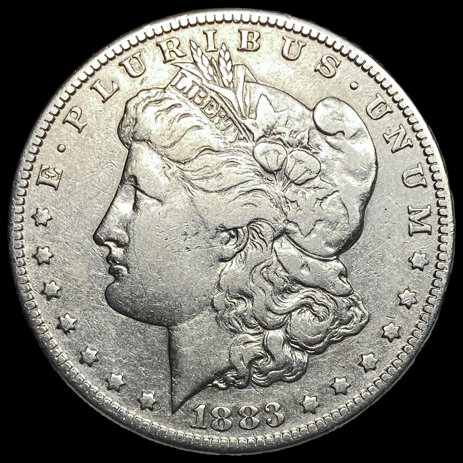 1883-S Silver Morgan Dollar LIGHTLY CIRCULATED: 1883-S Silver Morgan Dollar LIGHTLY CIRCULATED