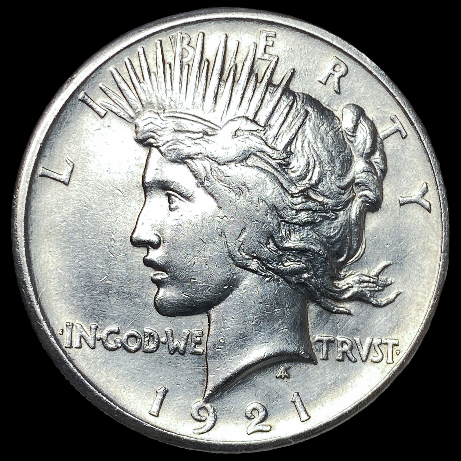 1921 Silver Peace Dollar CLOSELY UNCIRCULATED: 1921 Silver Peace Dollar CLOSELY UNCIRCULATED