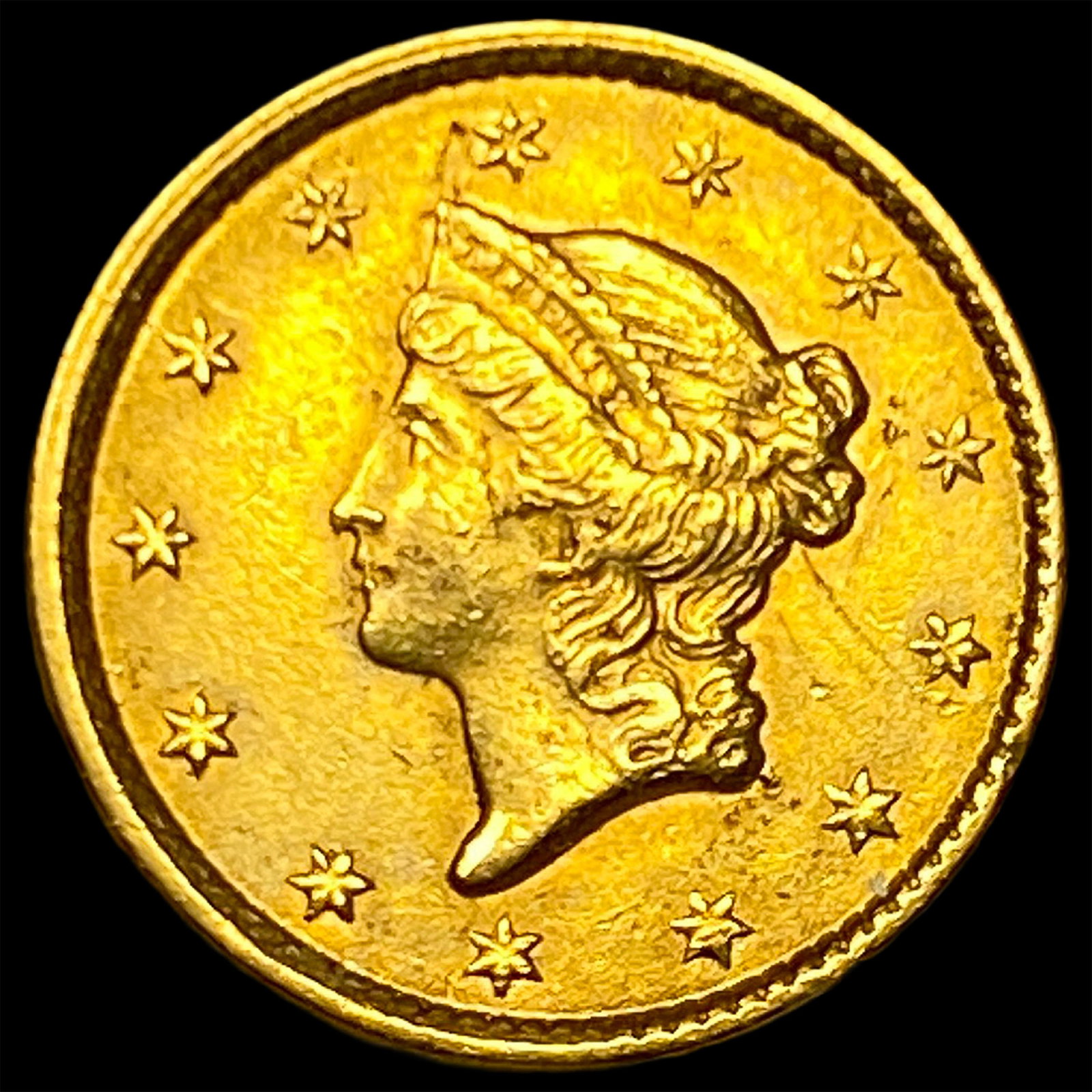 1853 Gold $1 Liberty Head Type 1 UNCIRCULATED (1 of 2)