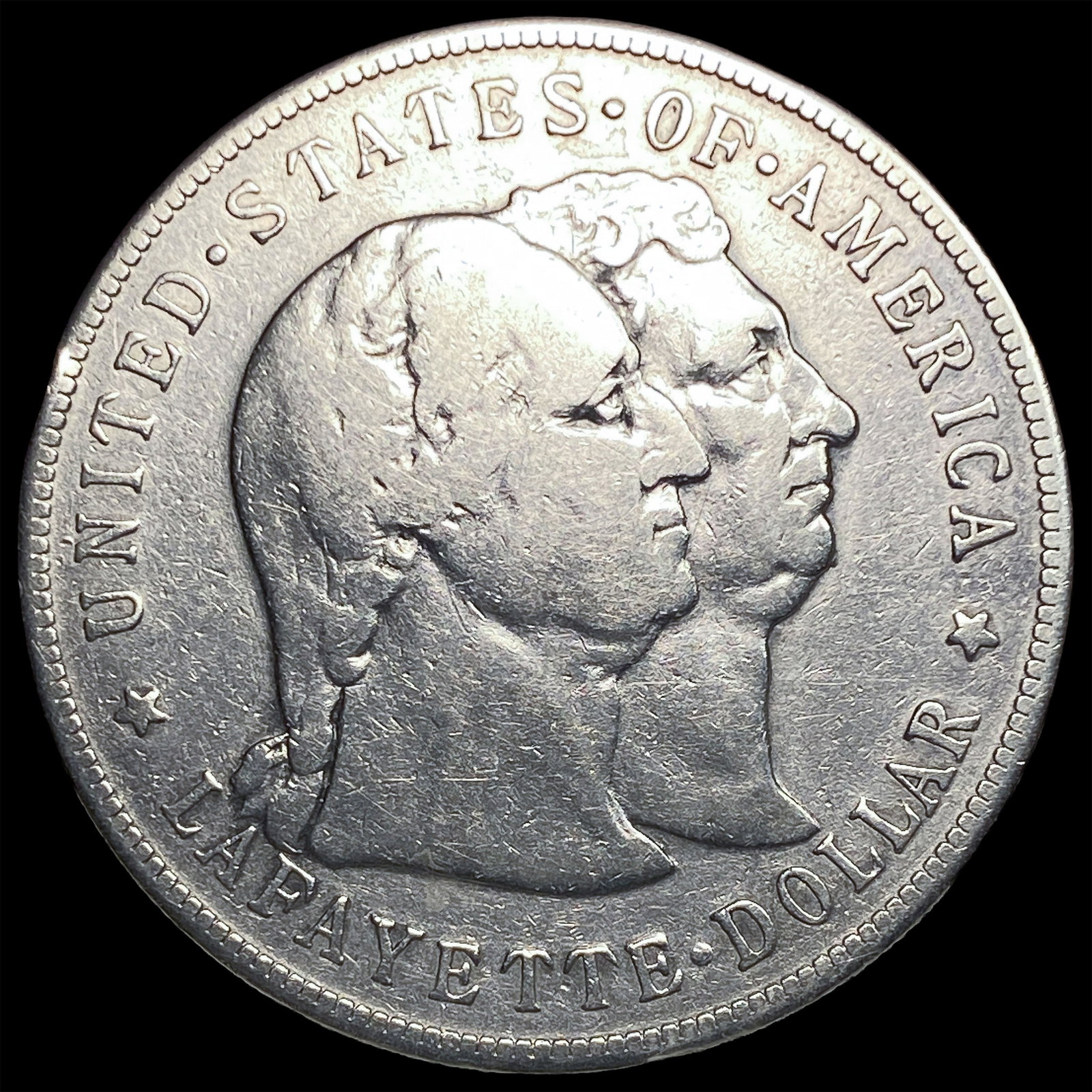 1900 Silver Lafayette Dollar LIGHTLY CIRCULATED (1 of 2)