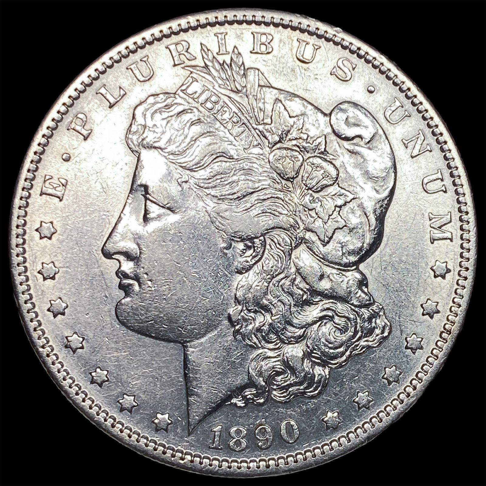 1890-S Silver Morgan Dollar CLOSELY UNCIRCULATED: 1890-S Silver Morgan Dollar CLOSELY UNCIRCULATED